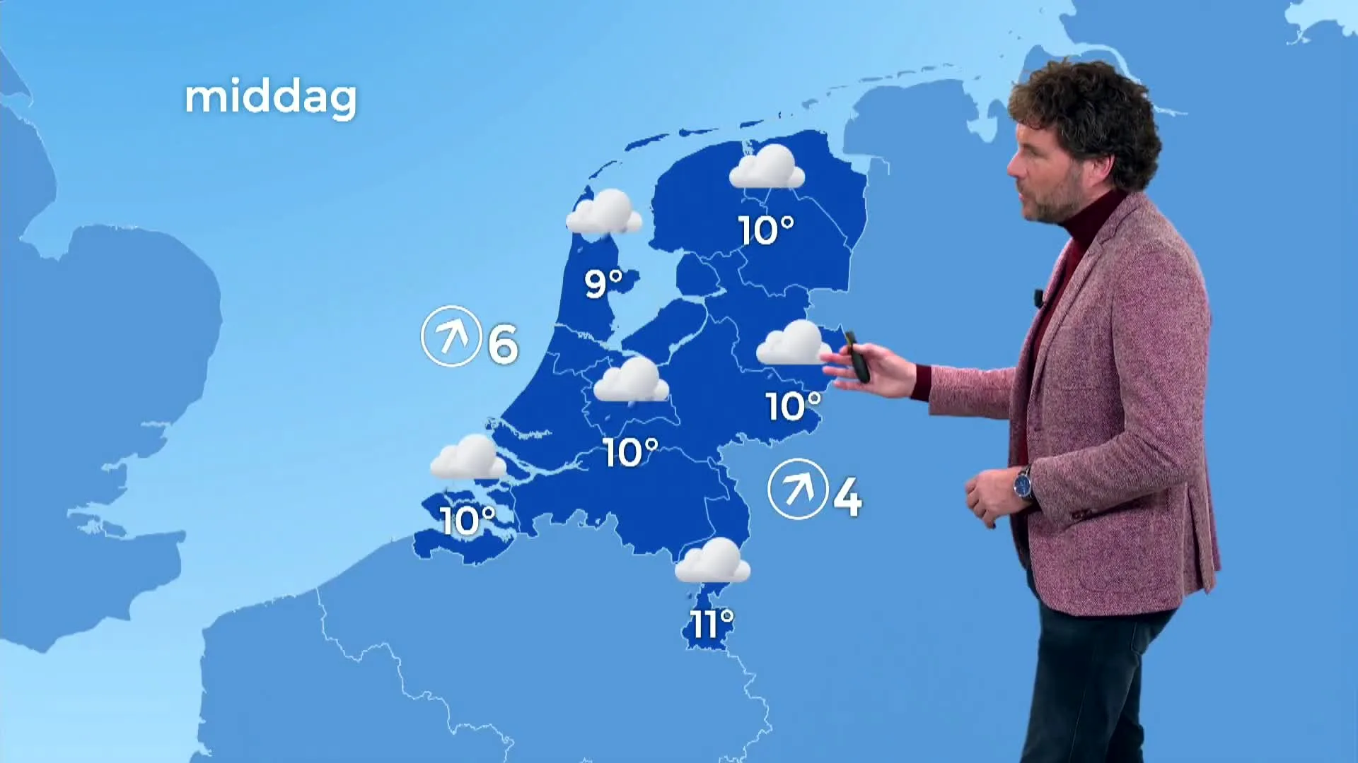 Stormachtig weer op komst met regen en harde wind