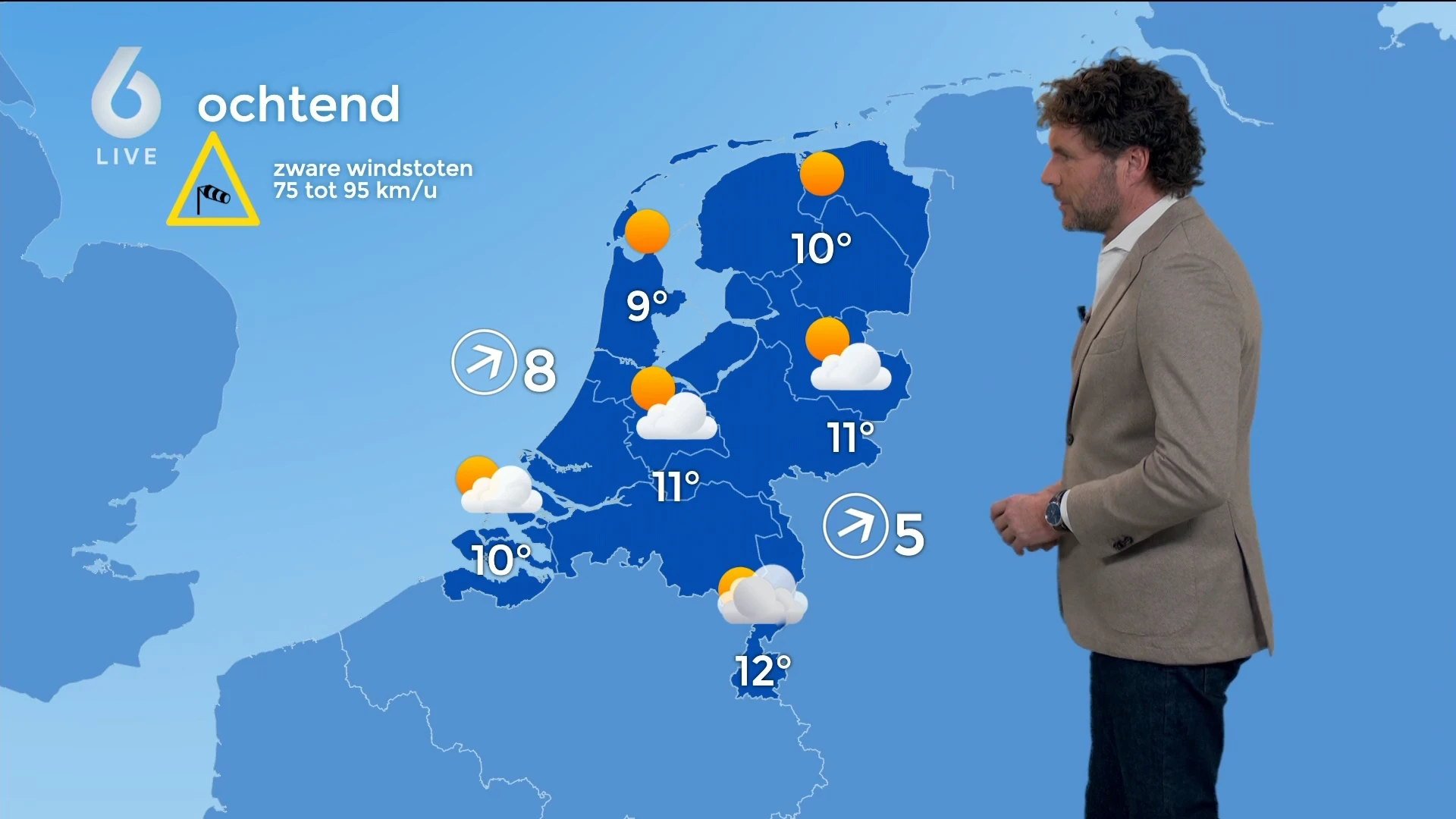 Storm Jocelyn zorgt voor overlast en schade