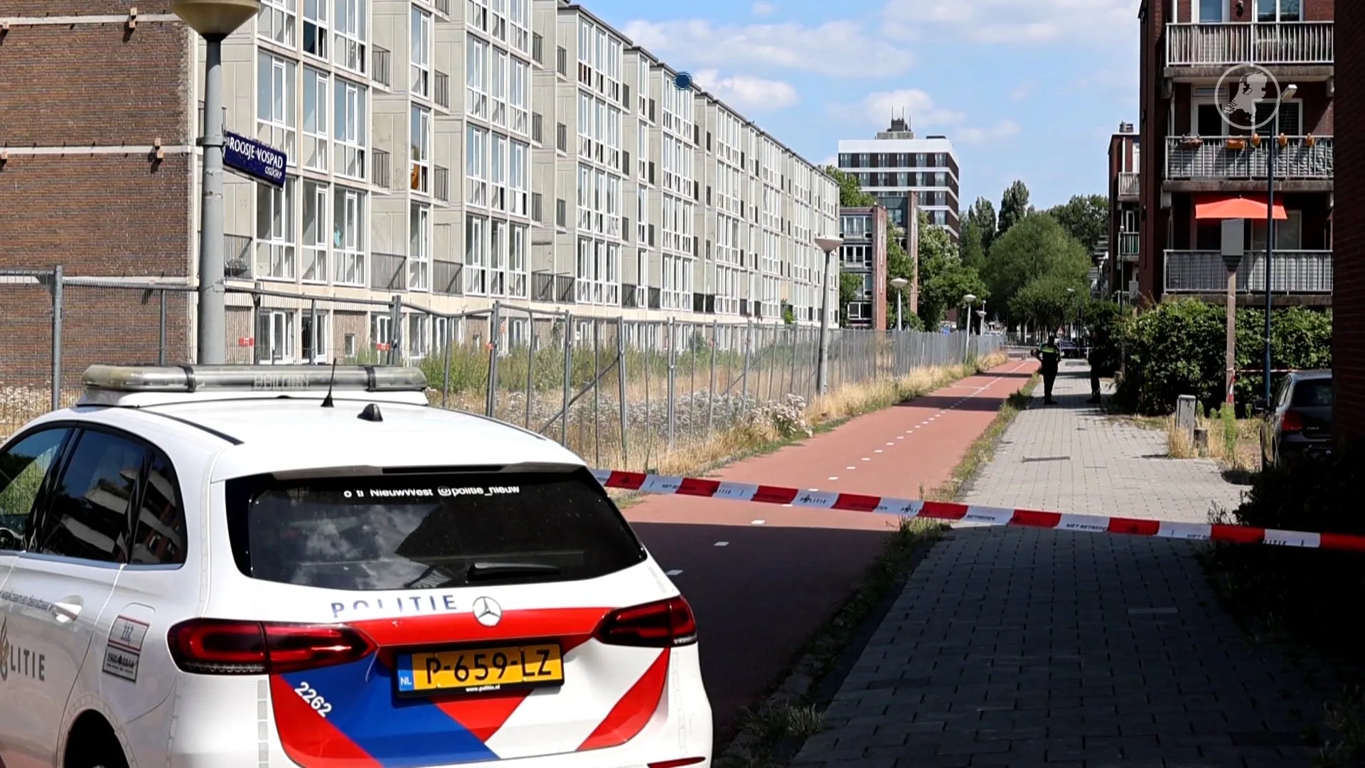 Mogelijk explosief in gecrashte auto na politieachtervolging in Osdorp