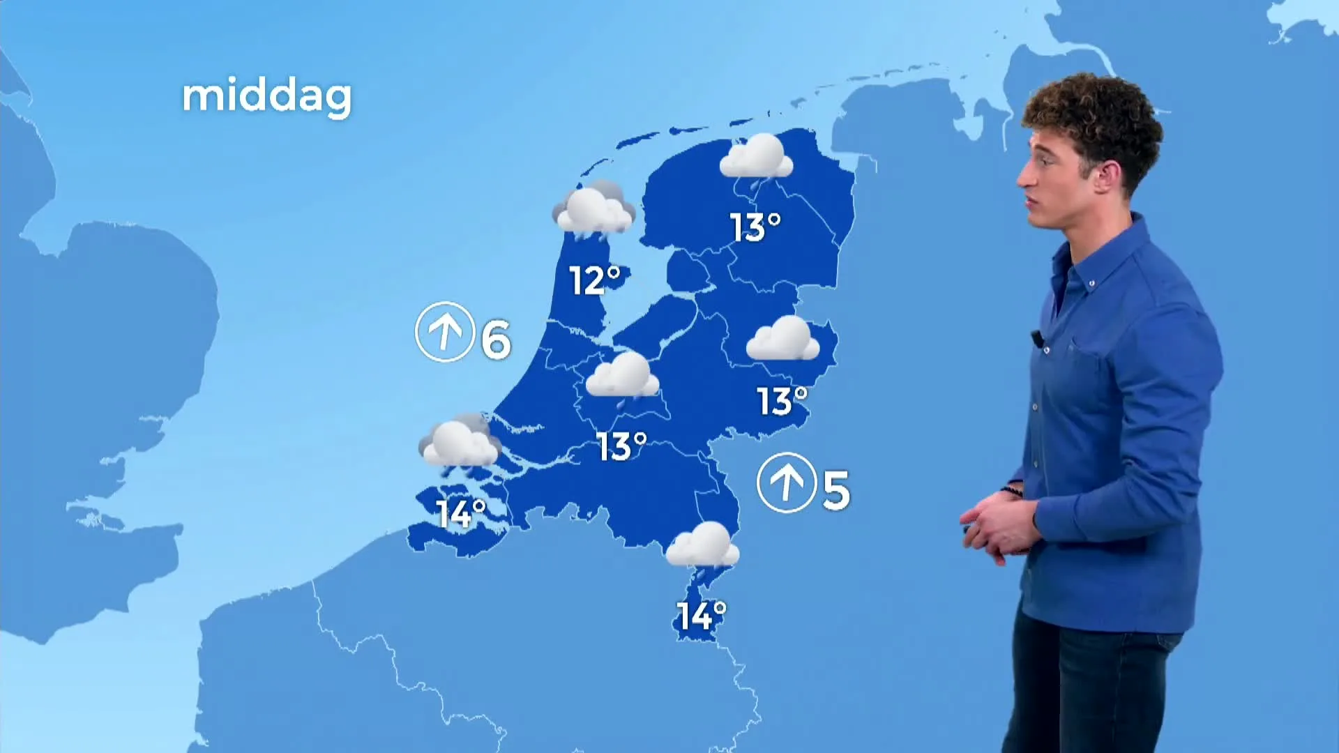 Storm op komst: Louis trekt vanavond over het land