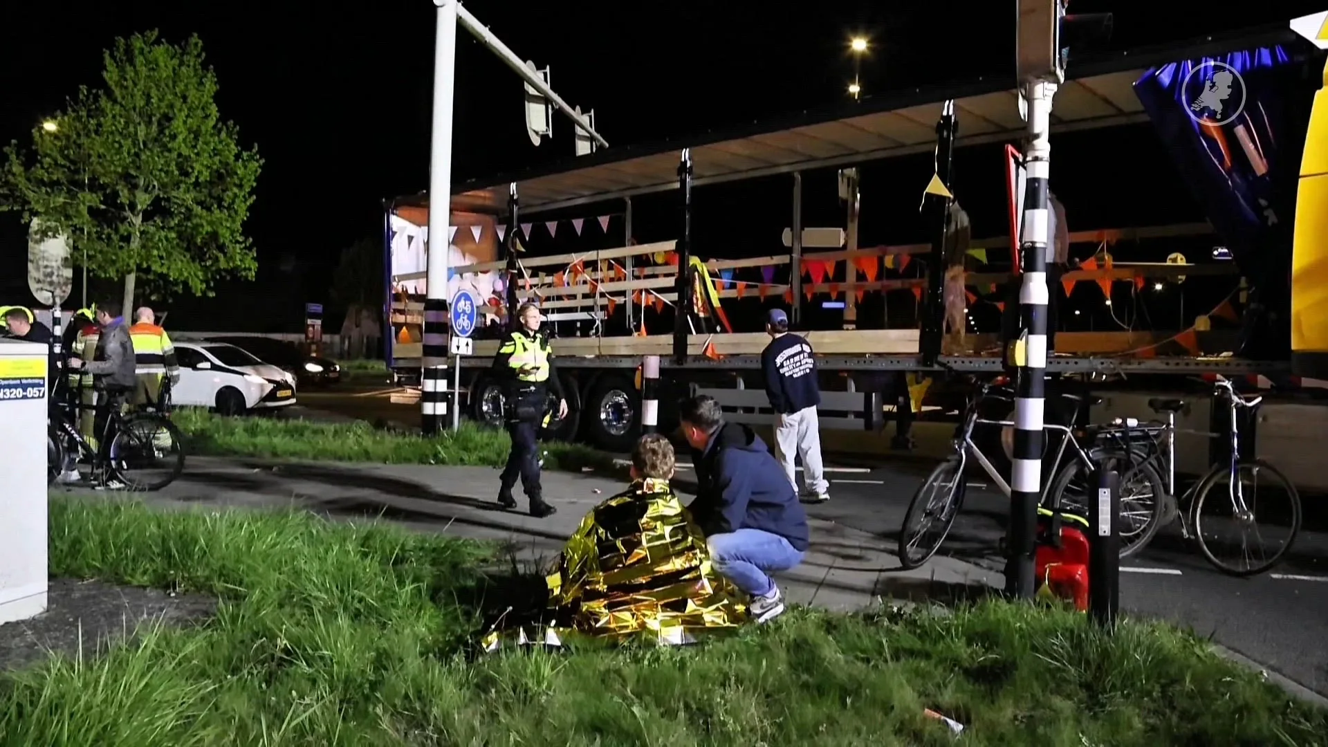 Feestgangers in feestkar raken gewond na ongeluk