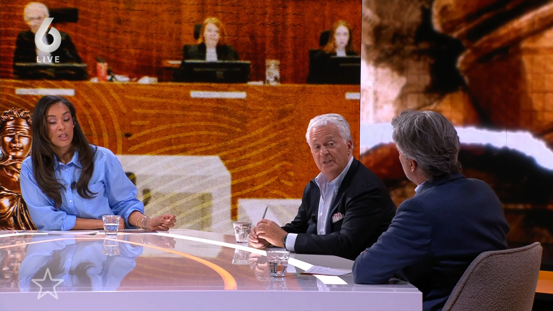Shownieuws-tafel discussieert over Ellen ten Damme die geen aangifte deed tegen Ali B
