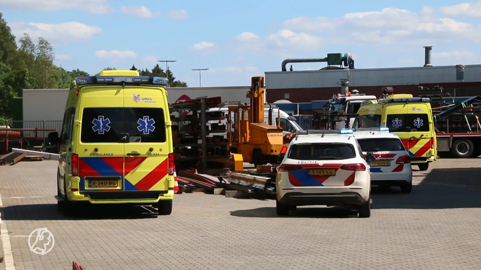 Man krijgt stalen buis op zijn hoofd en overlijdt