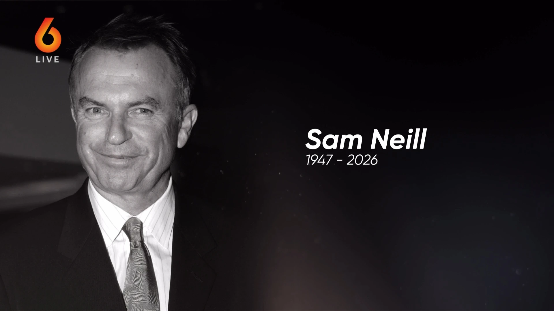 Sam Neil onverwachts overleden op 78-jarige leeftijd