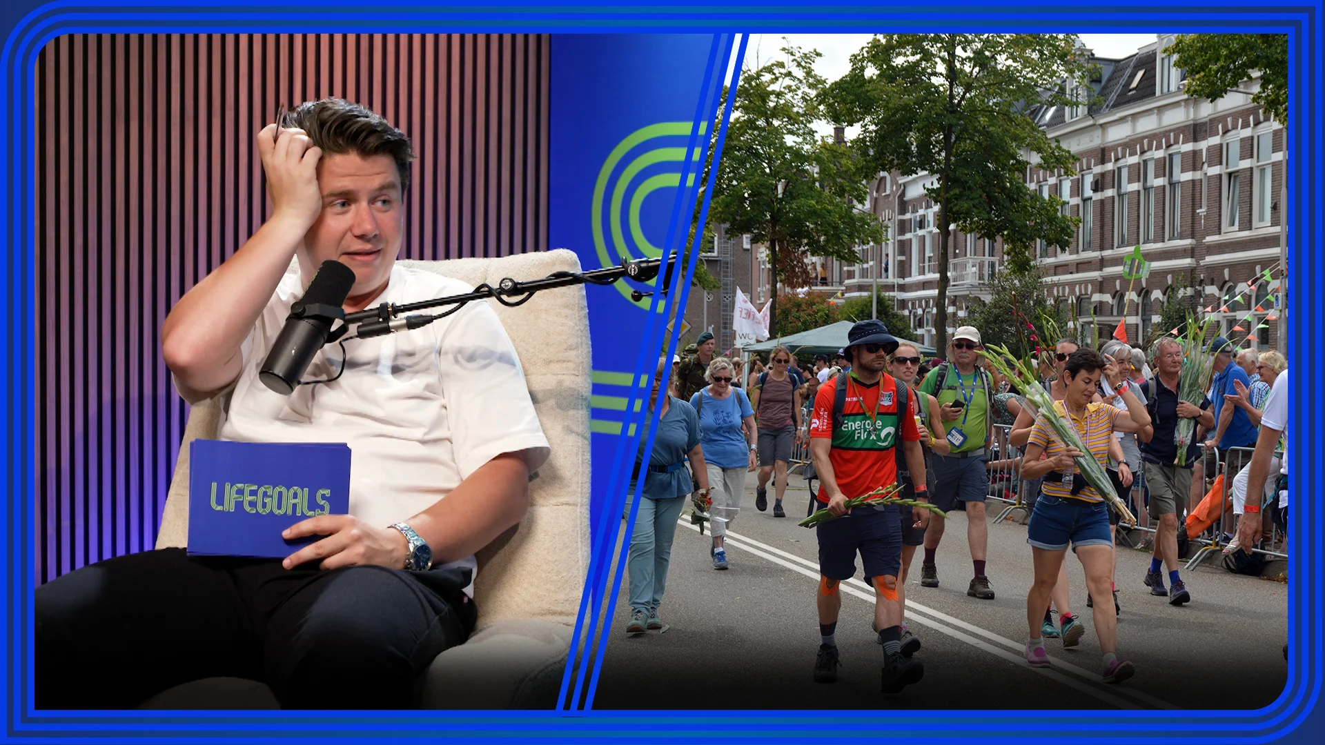 Dylan vertelt over Nijmeegse vierdaagse: 'Op mijn sloffen'