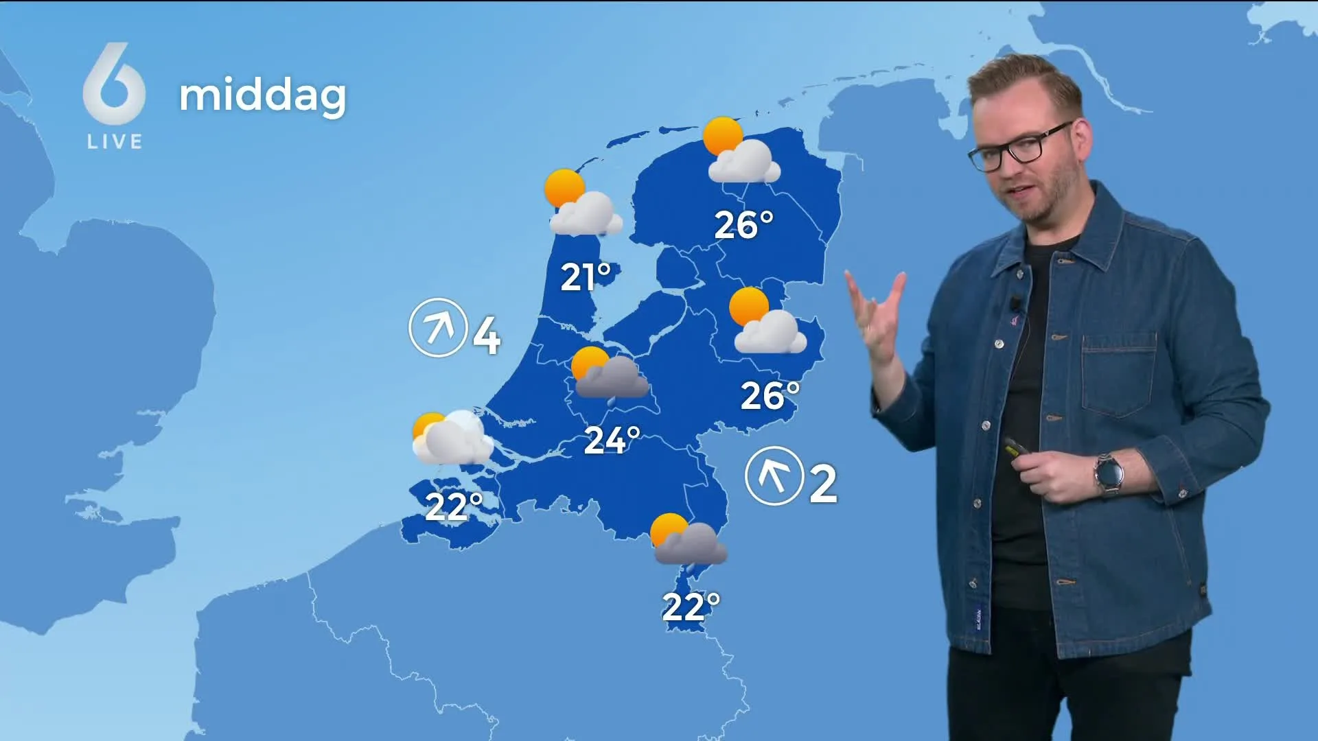 Weerbericht: Week begint mooi maar felle onweersbuien onderweg
