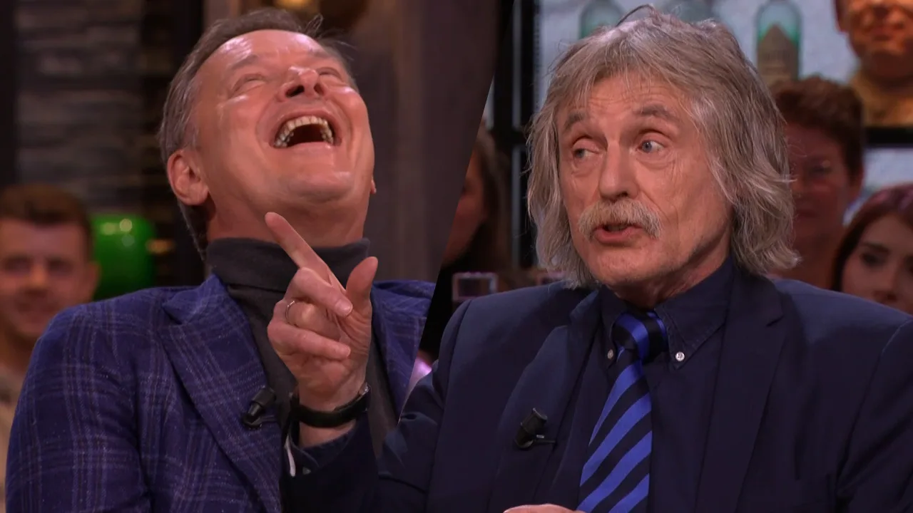 Albert schiet in lach om waarschuwing van Johan: 'Als jij je mond niet houdt...'