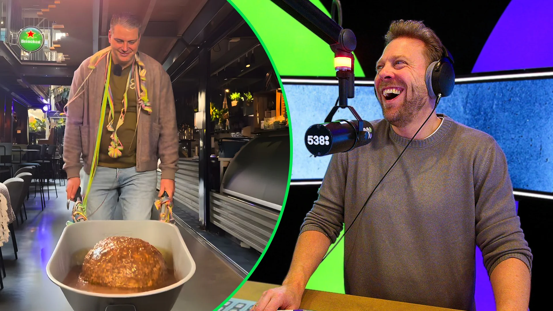 Deze carnavaleske snack weegt 28 kilo!