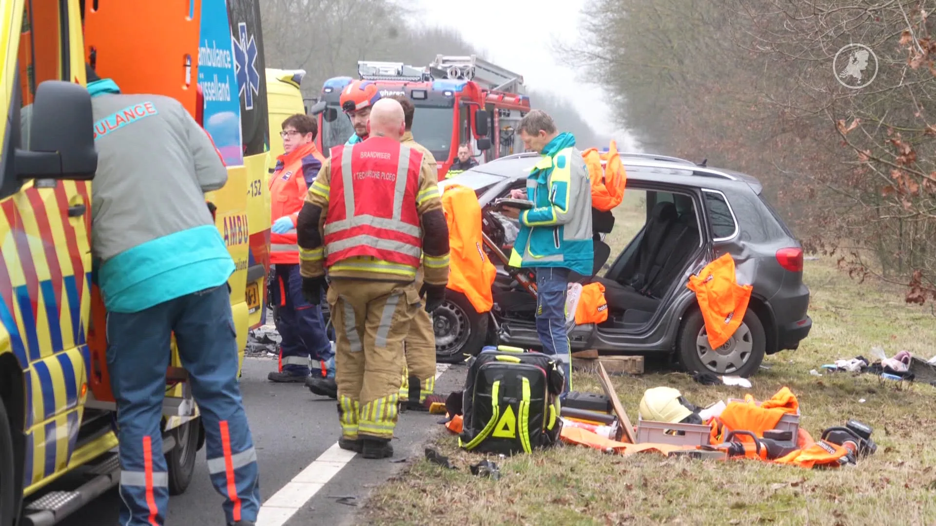 Man overleden door verkeersongeluk in Dedemsvaart