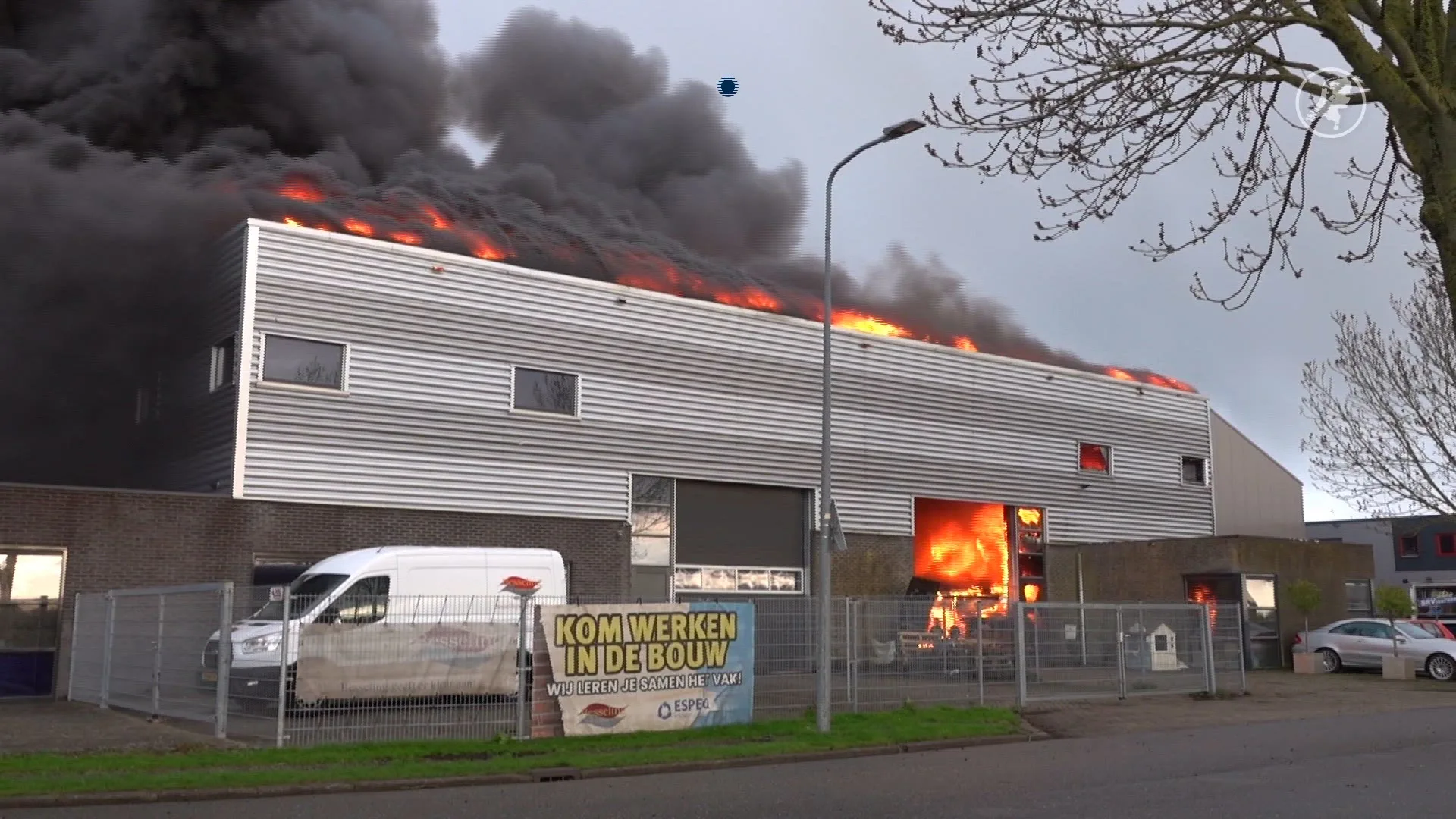 NL-Alert in Obdam om brand op industrieterrein