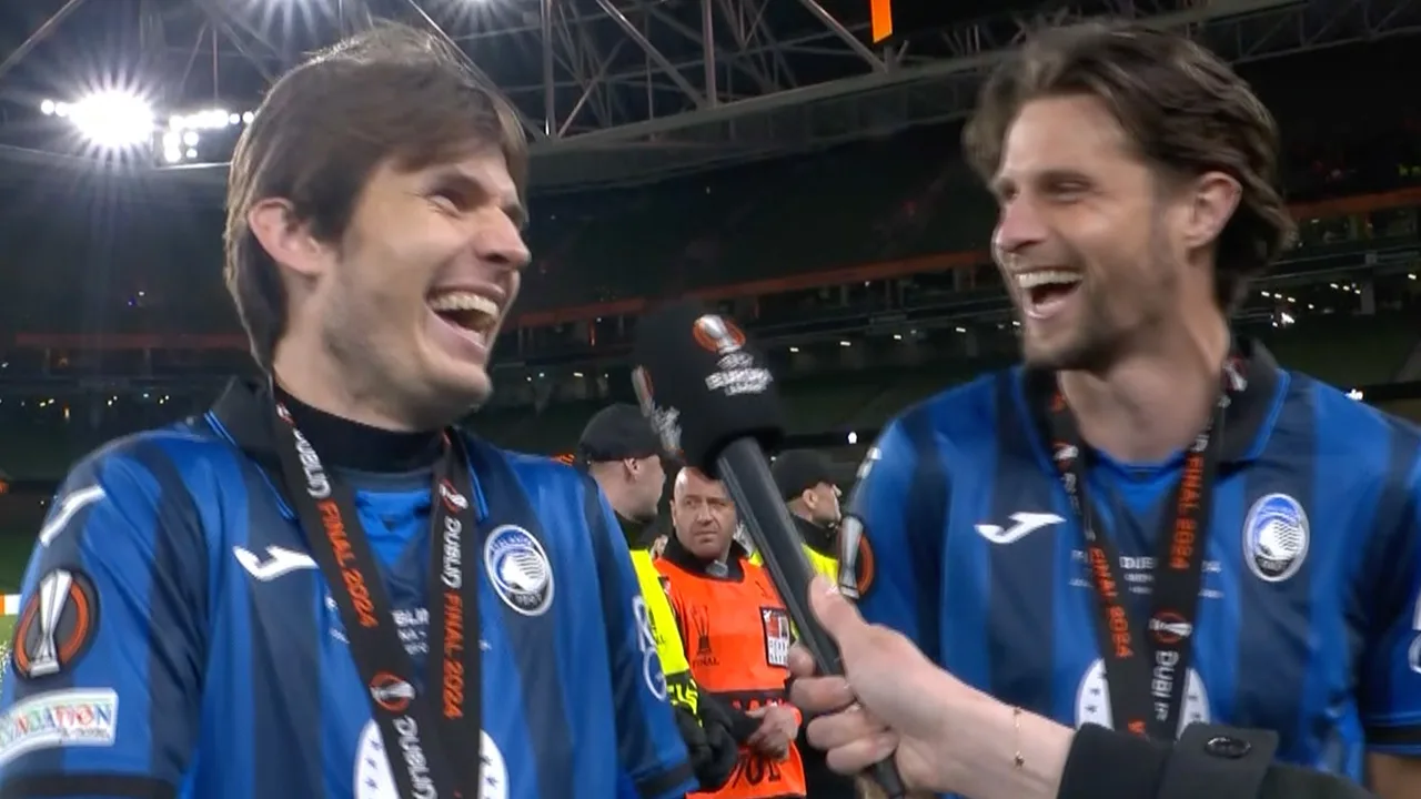 De Roon en Hateboer na Europa League-winst: ‘Bergamo gaat een maand in feeststemming’