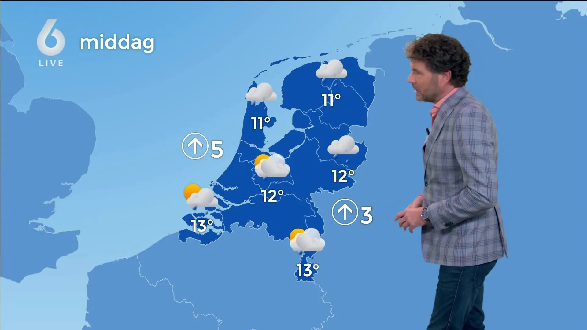 Nat en koud weer vandaag, warme en zomerse dag in het verschiet