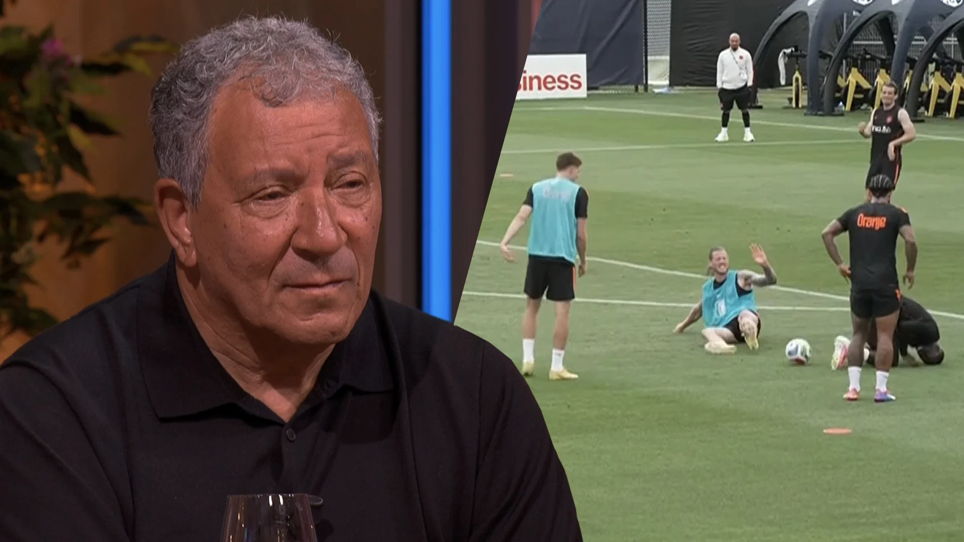 Henk ten Cate hekelt wilde tackle van Weghorst op Geertruida: ‘Kan ik heel erg boos om worden!'