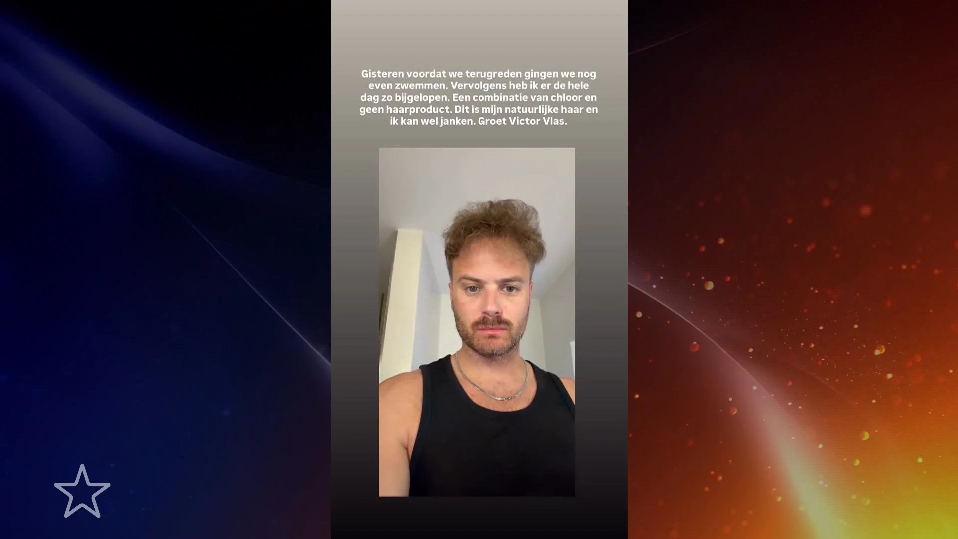 Jim Bakkum baalt van 'vogelnest'-kapsel na het zwemmen