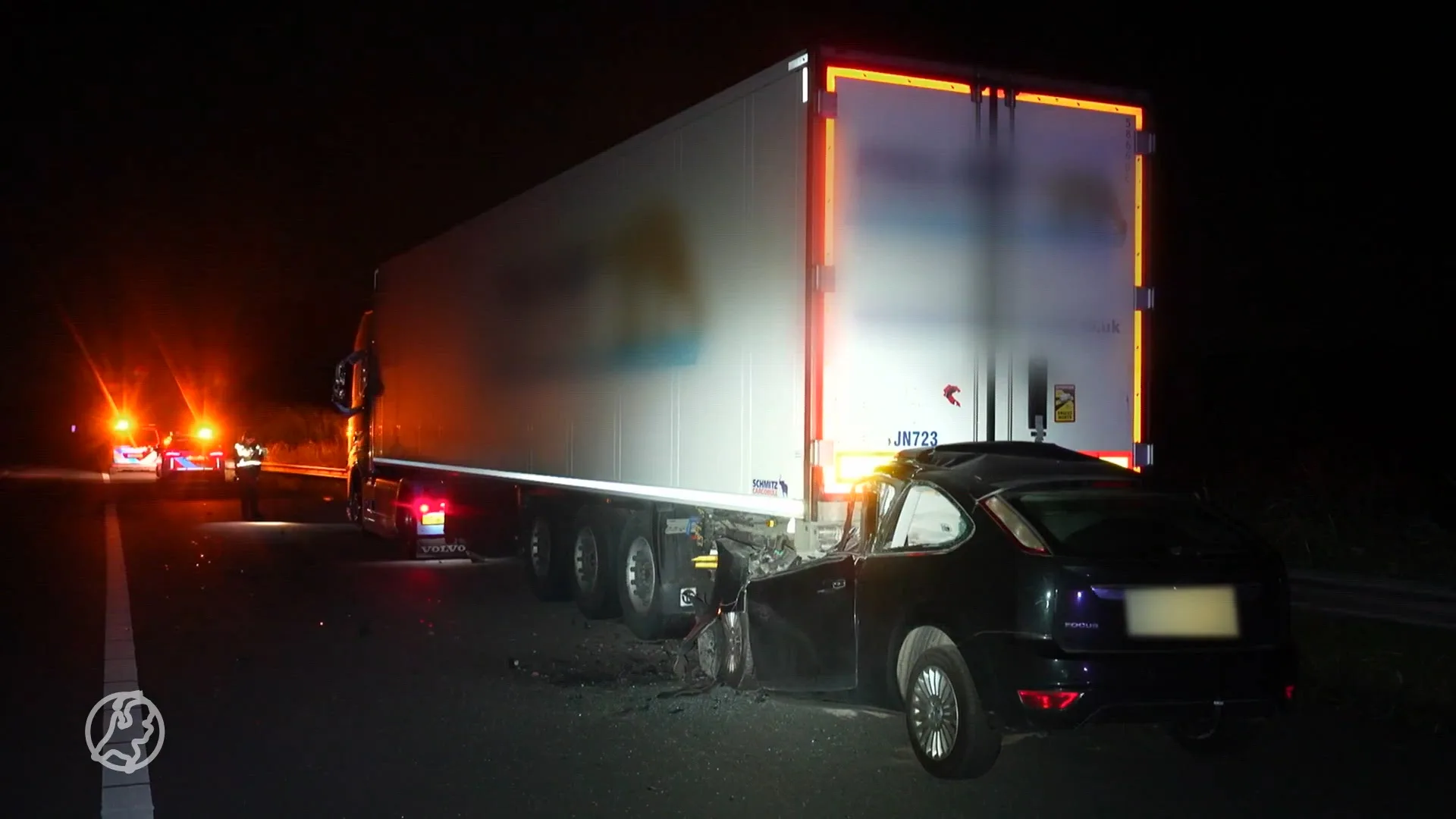 Dode door aanrijding met vrachtauto op A67 bij Asten