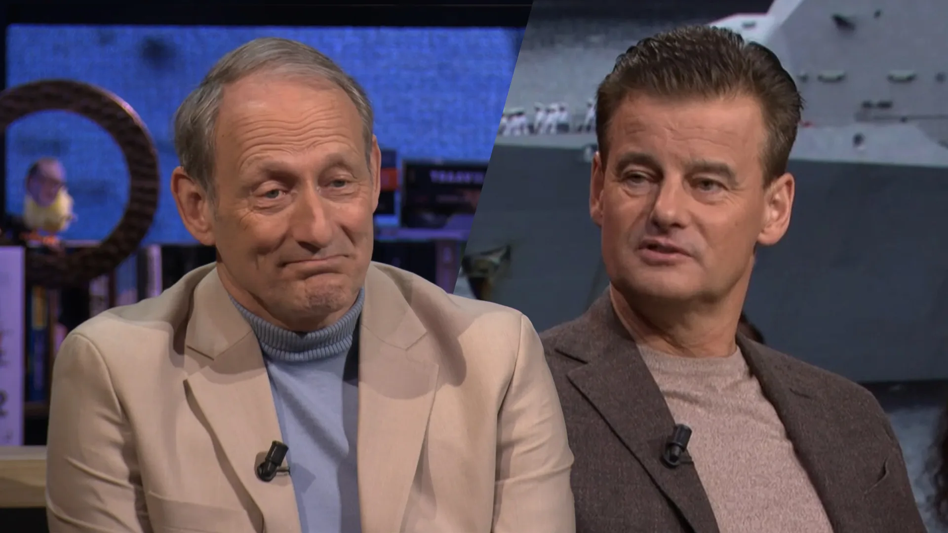 Wilfred Genee tegen Mart de Kruif over kapot kanon op Nederlands marineschip: ‘Je lult je eruit!’