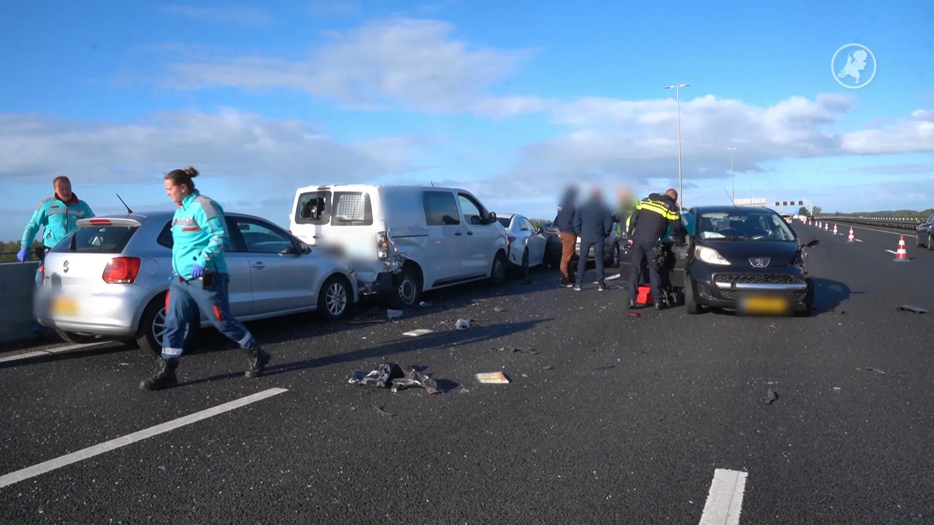 Grote kettingbotsing op A1 bij Deventer zorgt voor urenlange vertraging