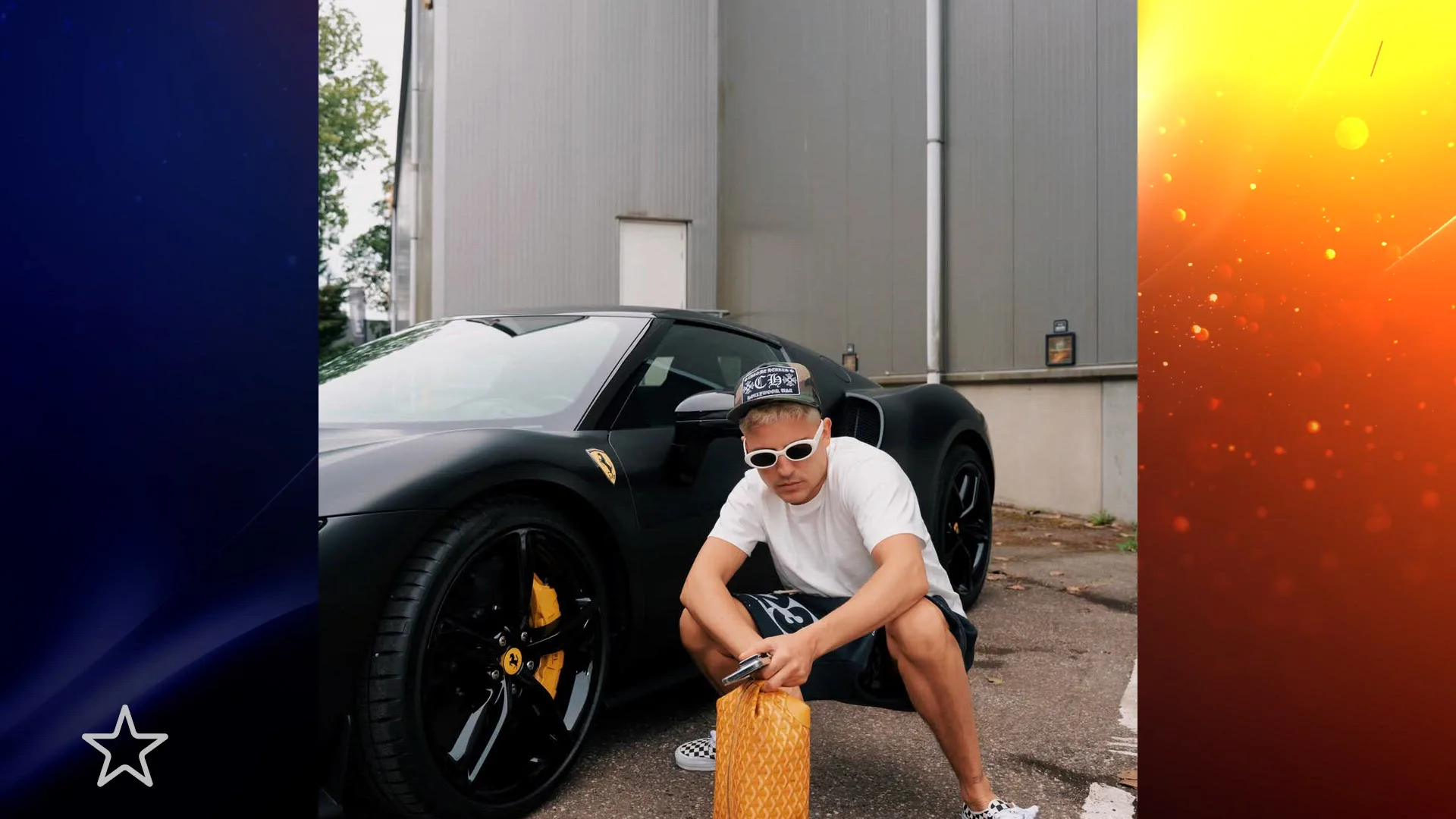 Lil Kleine koopt peperdure matzwarte Ferrari