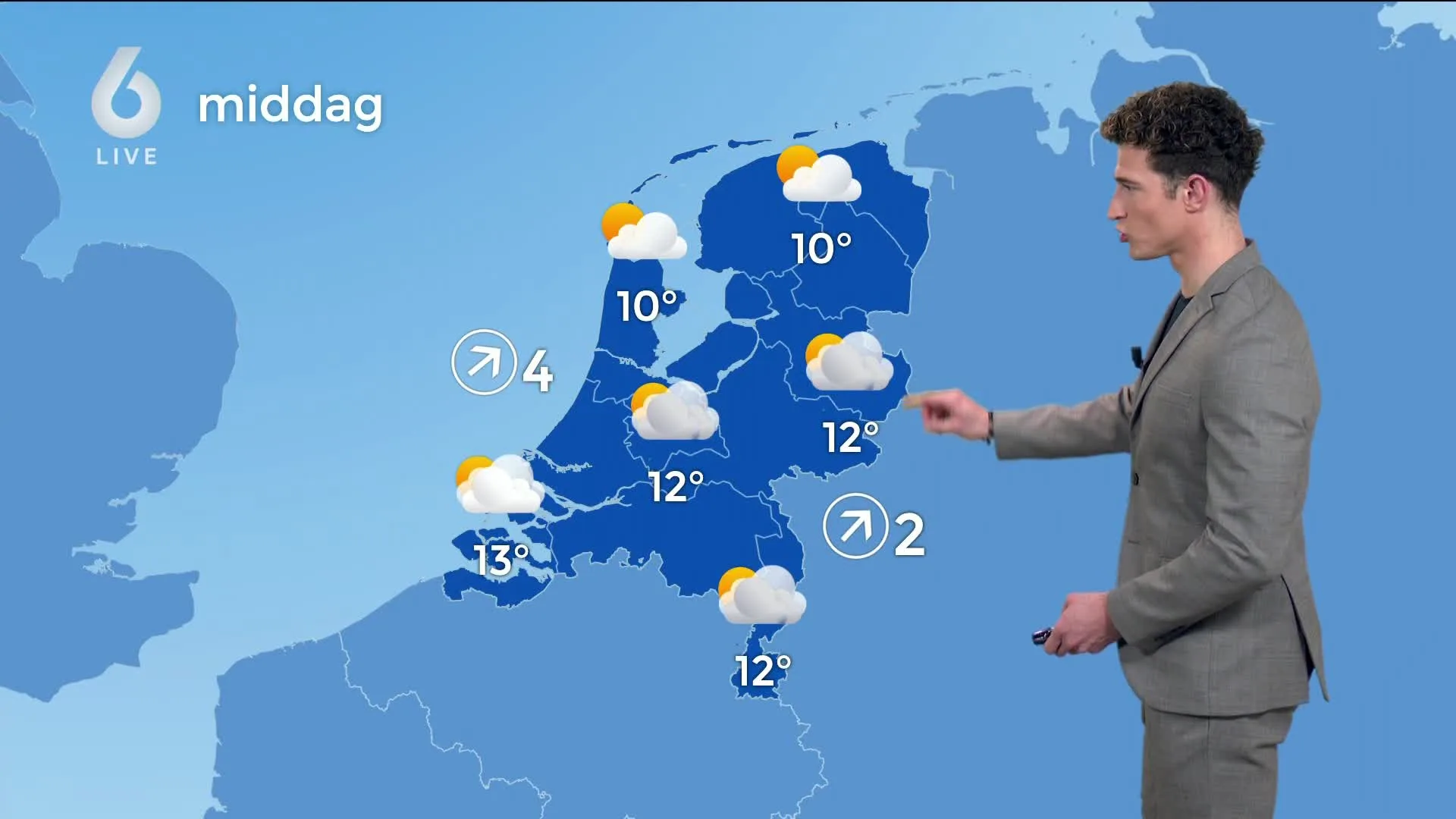 Geniet nog even van het droge weer vandaag, want morgen wordt het kletsnat