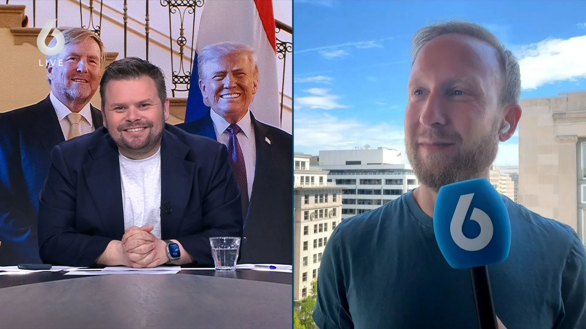 Zo werd het koninklijk paar wakker in het Witte Huis