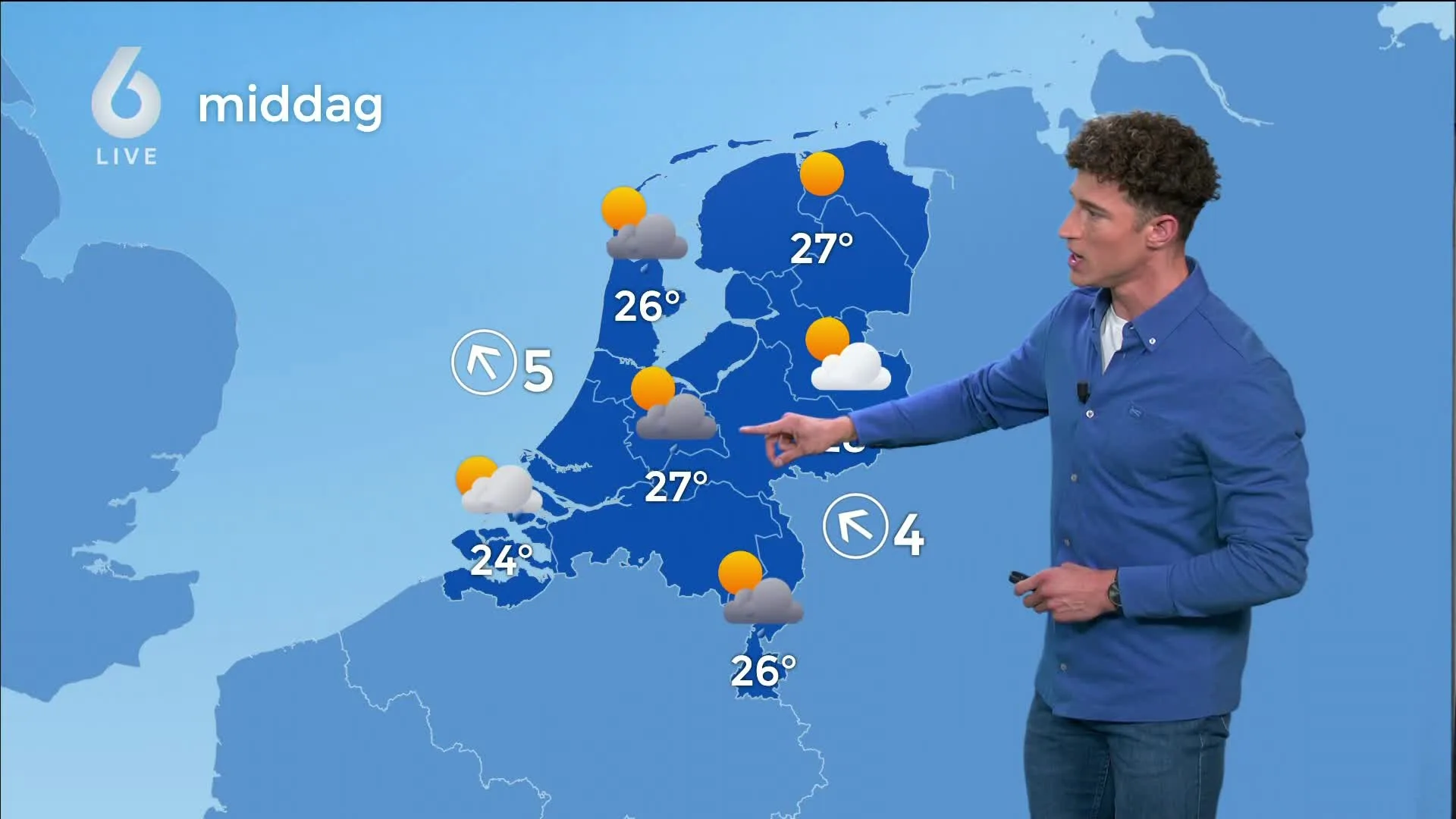 Zomers warme dag voor de boeg met kans op lokale (onweers)bui