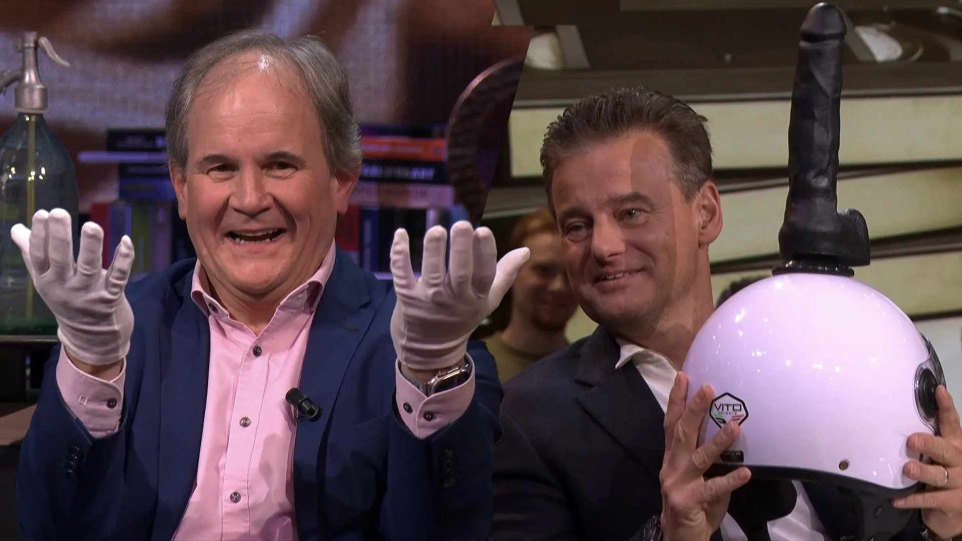 Beeld & Geluid neemt dildohelm van Vandaag Inside op in archief: ‘Deze krijgt een heel bijzondere plek'
