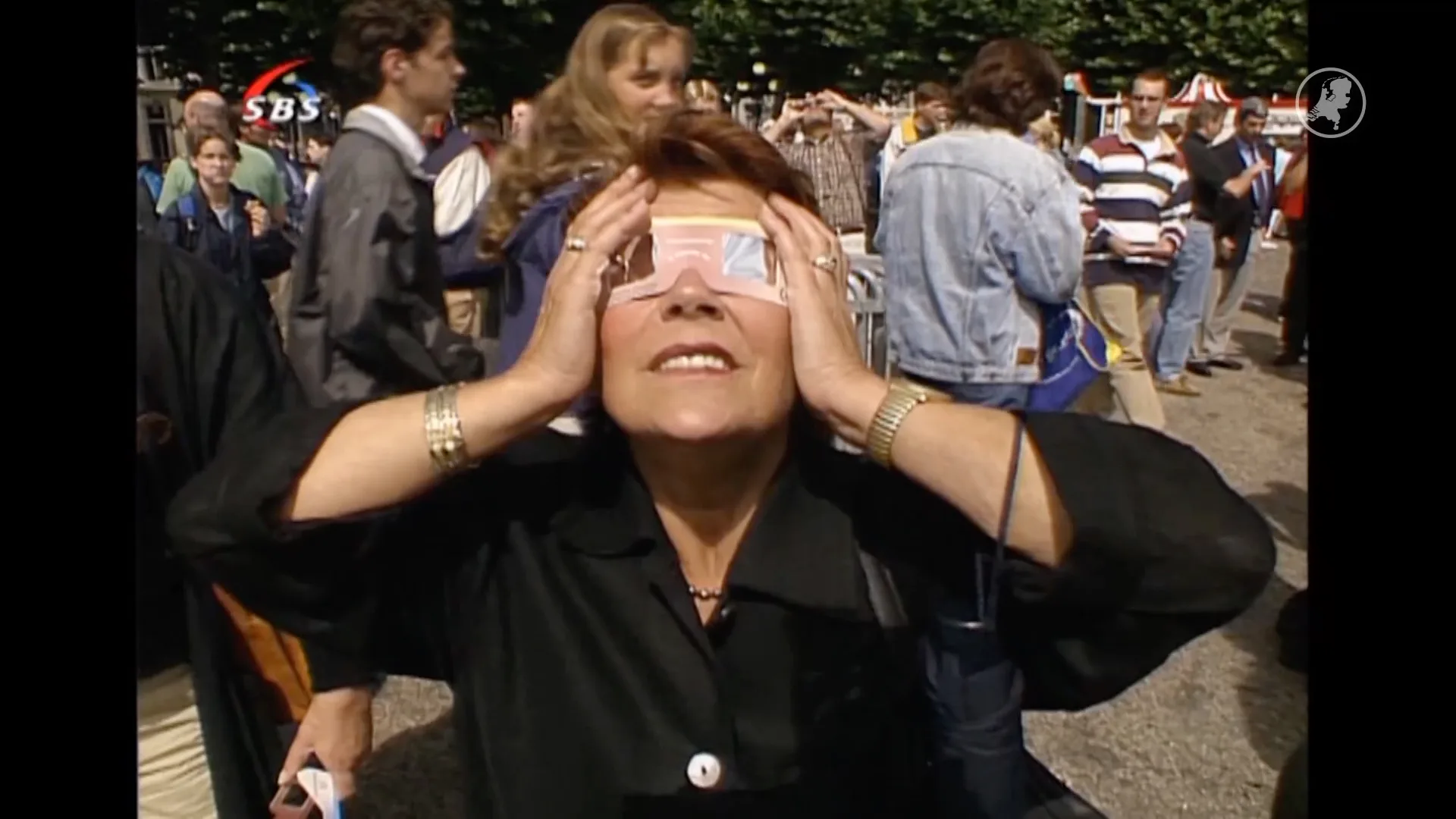Zo zag de zonsverduistering er in 1999 uit