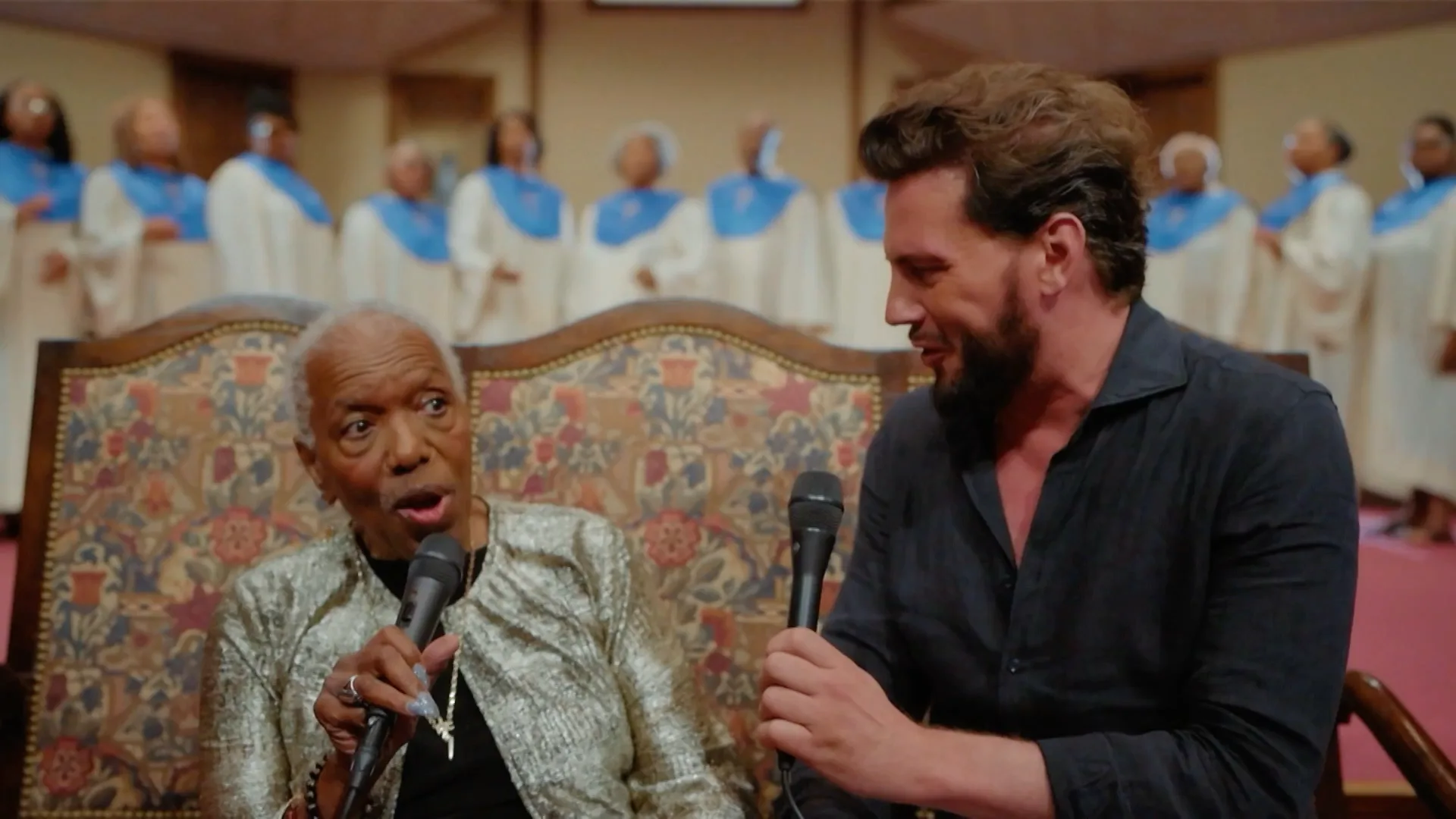 Bouke zingt duet met de voormalige achtergrondzangeres van Elvis Presley