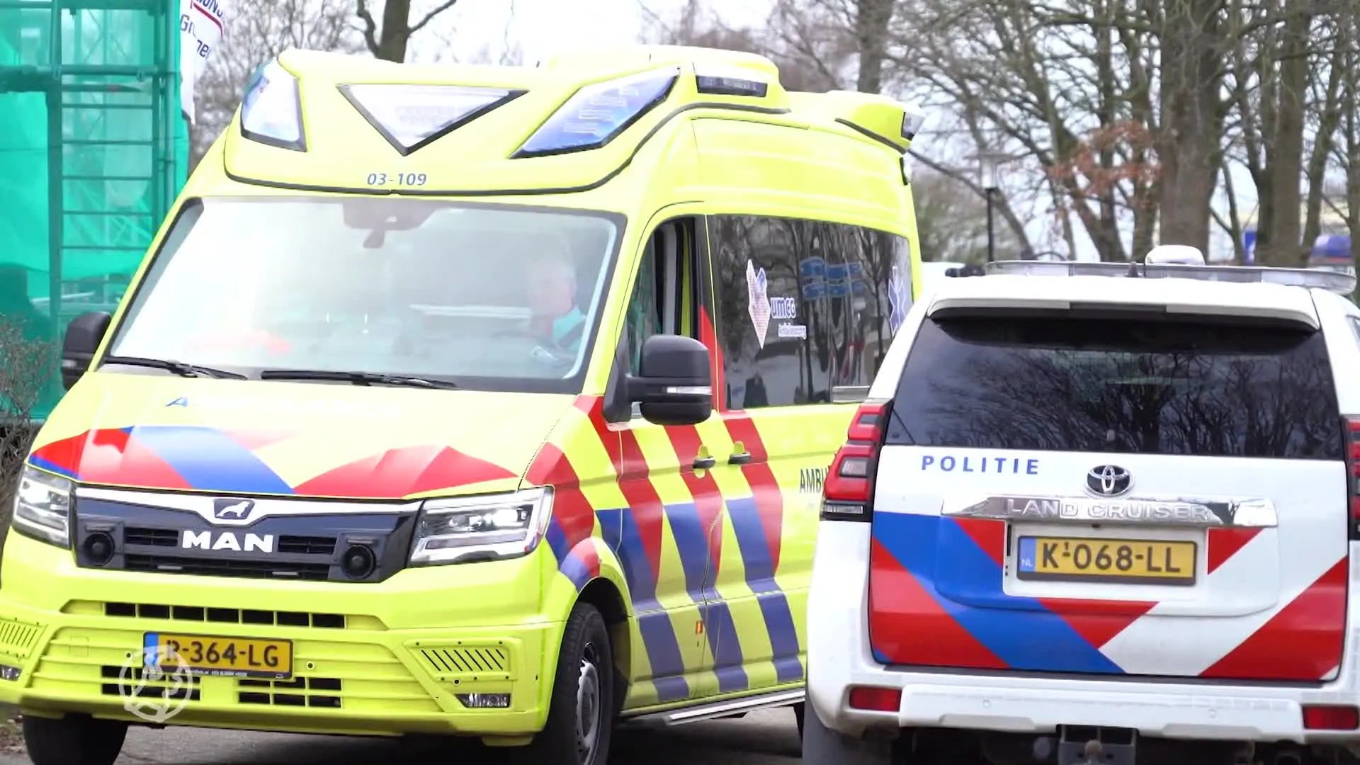 Vrouw met rollator aangereden