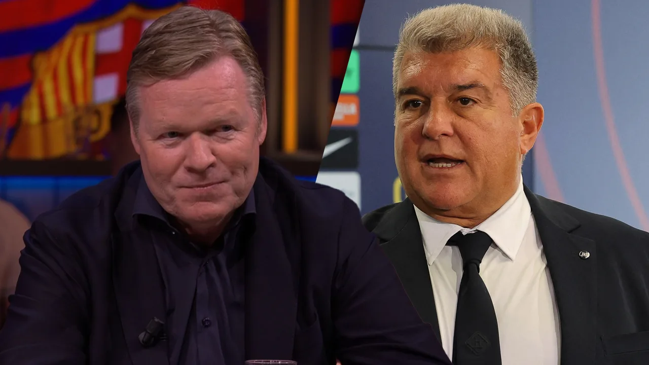 Is Joan Laporta volgens Ronald Koeman een lul? 'Ja, dat klopt'