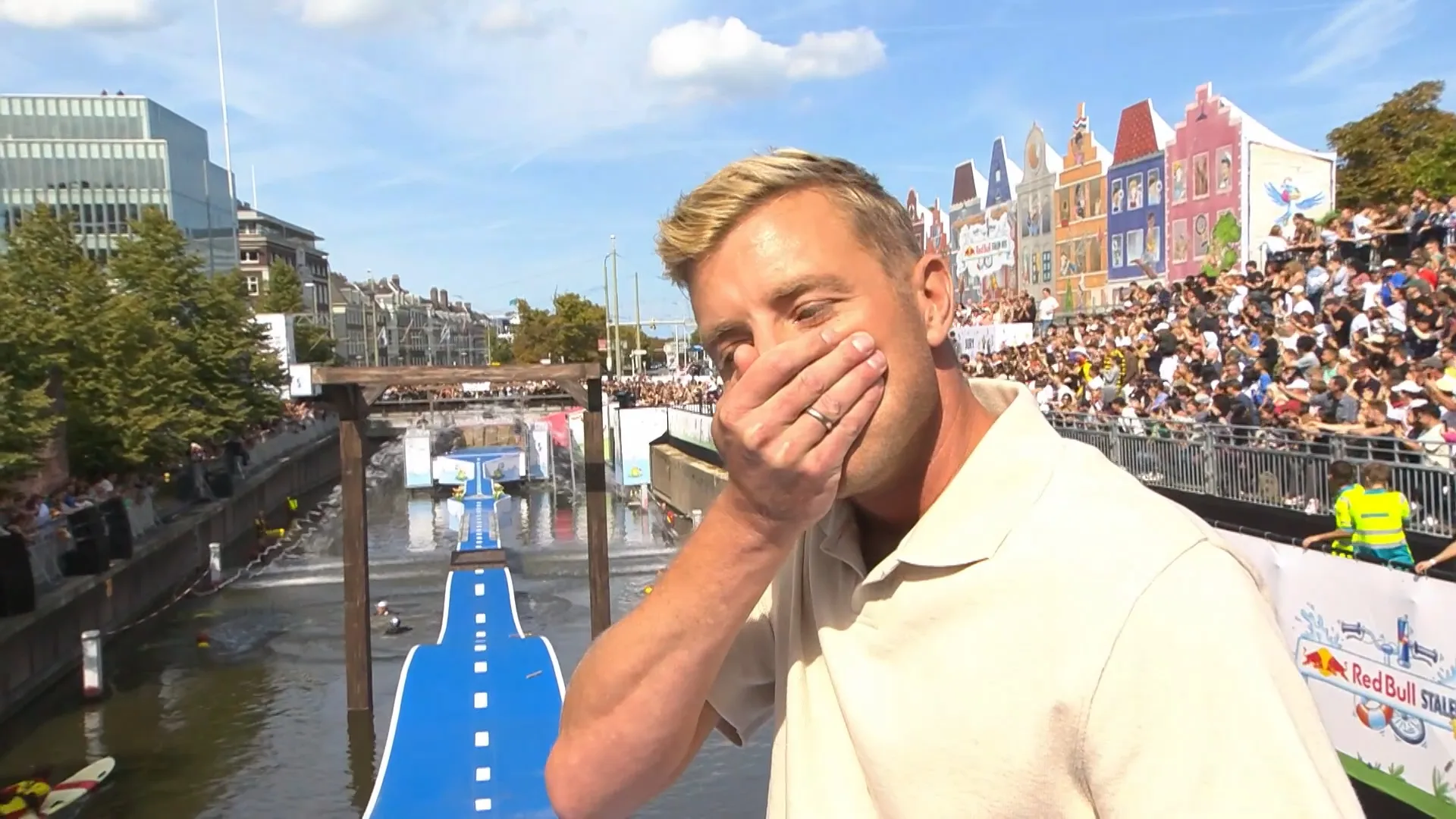 Student valt van fiets: 'Dit was een klapper!'