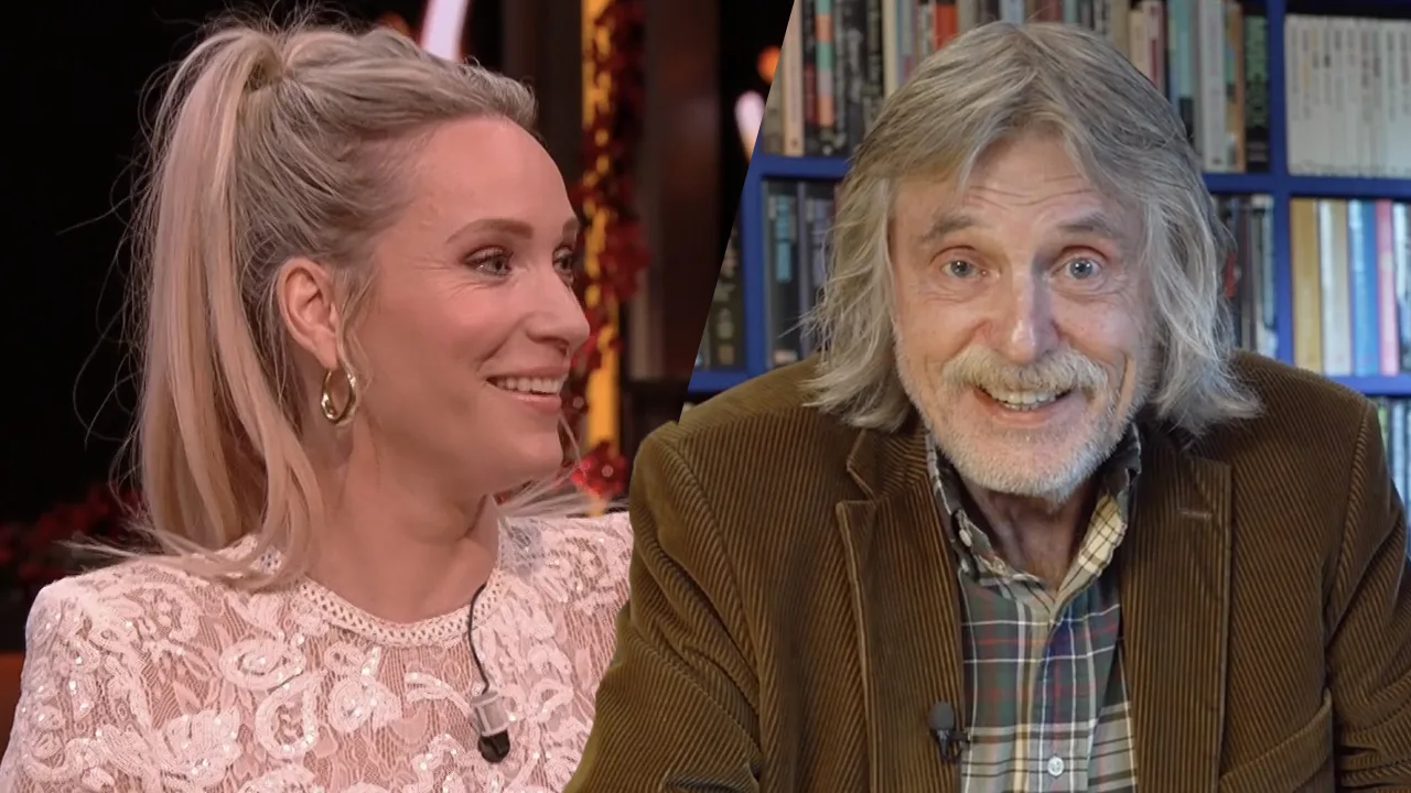 Johan richt zich in de camera tot Hélène: 'Hè schat? Doei!'