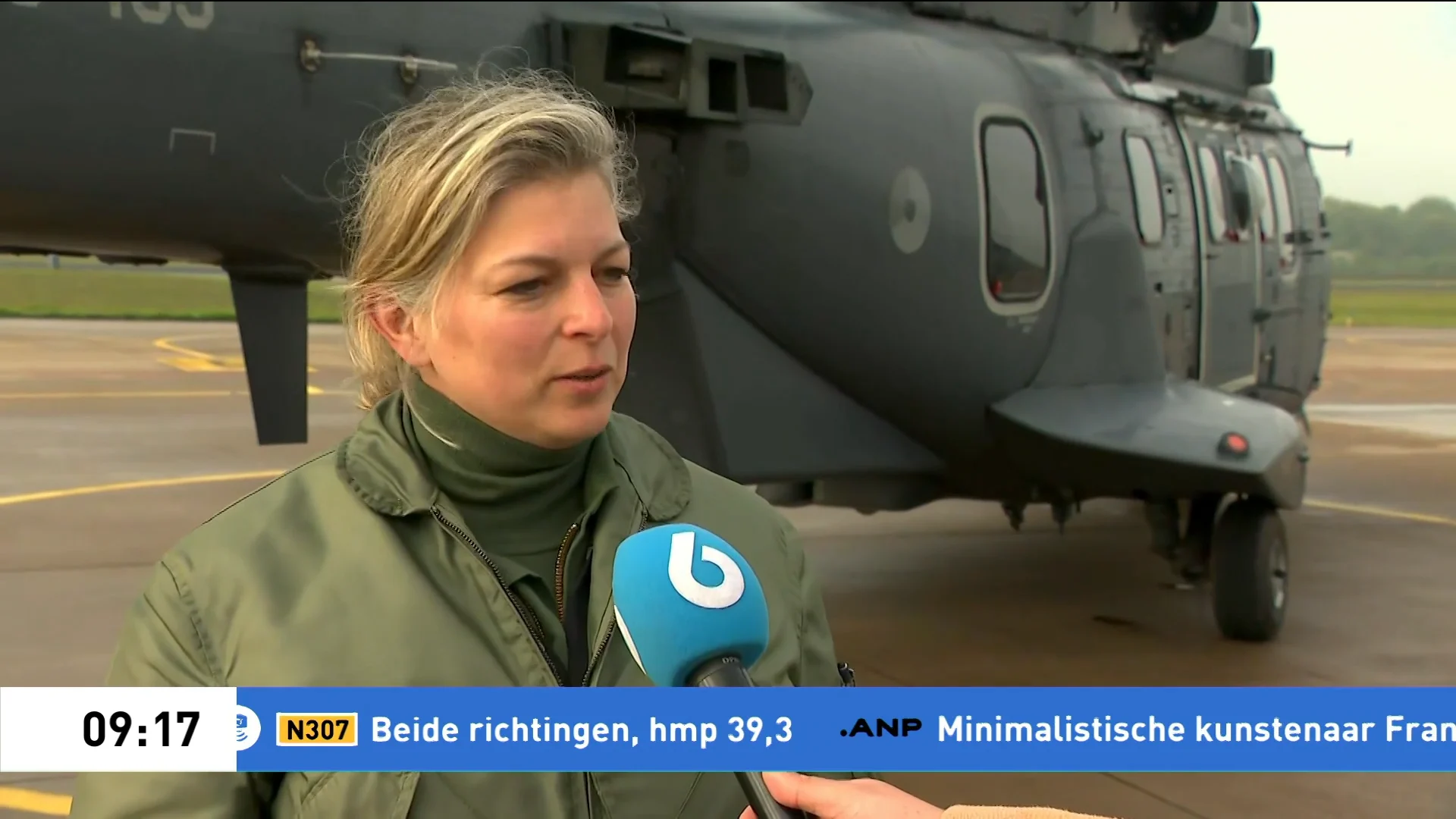 Helikopters klaar voor vertrek naar Bevrijdingsfestiv