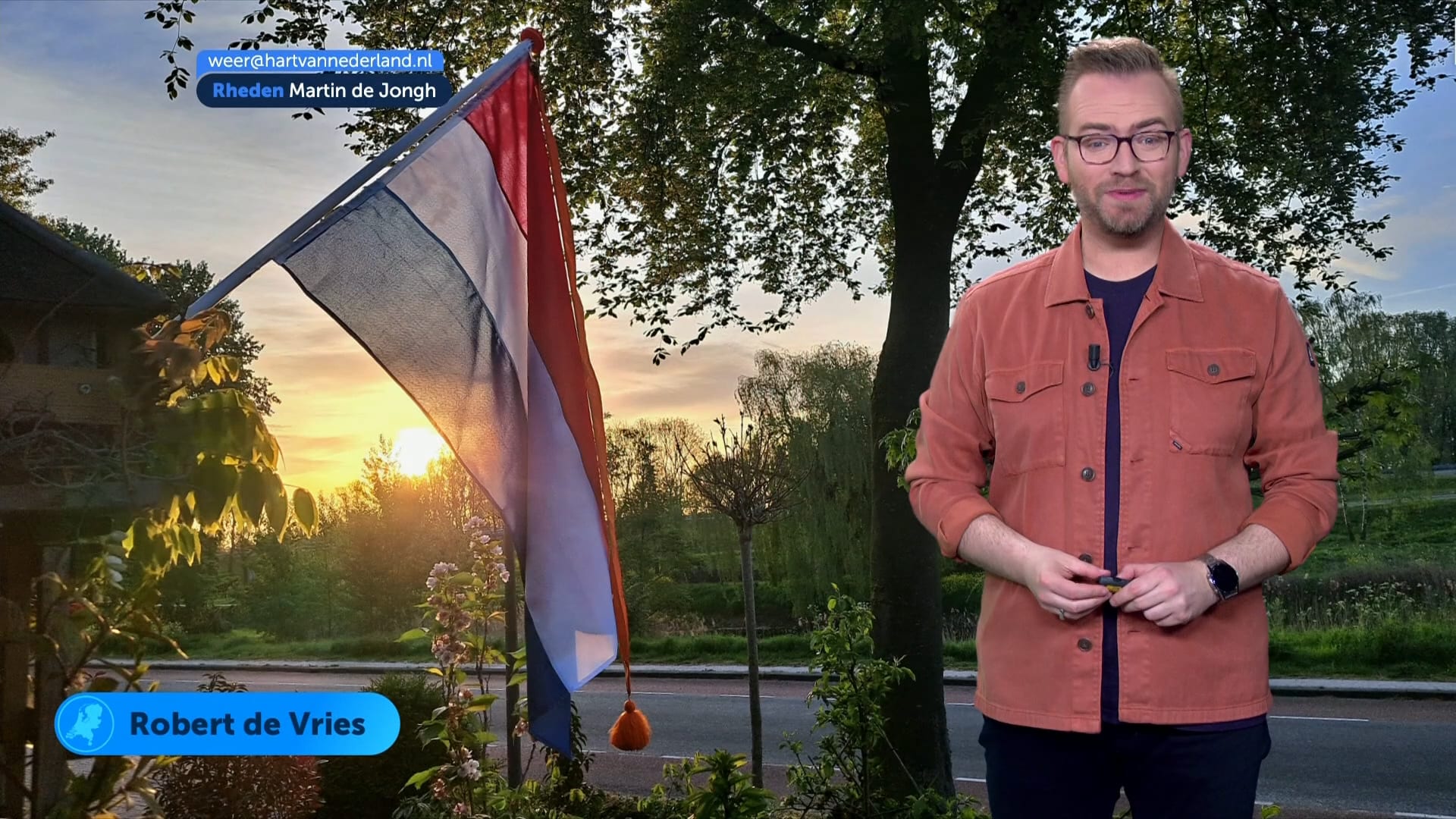 Het weerbericht van Koningsdag, maandag 27 april 2026