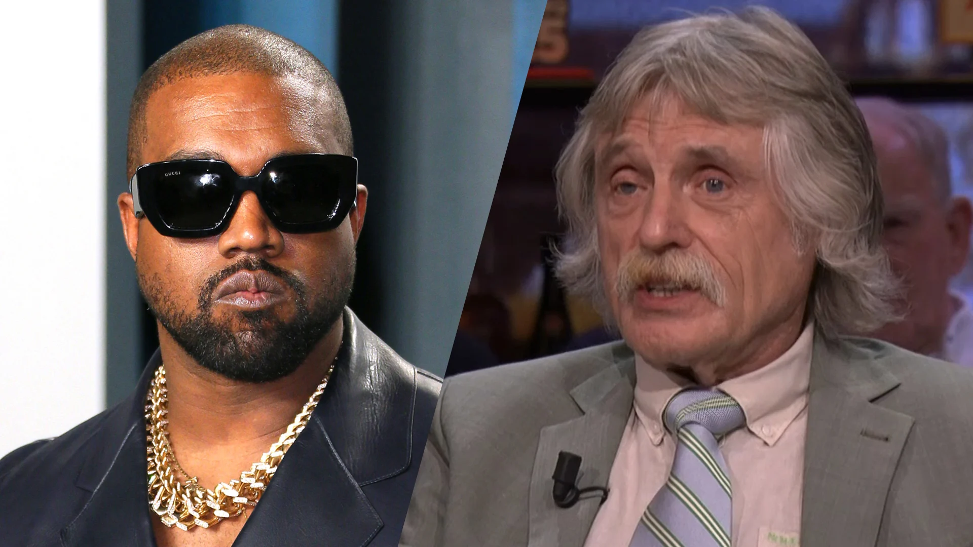 Johan Derksen reageert op mogelijk inreisverbod voor rapper Ye