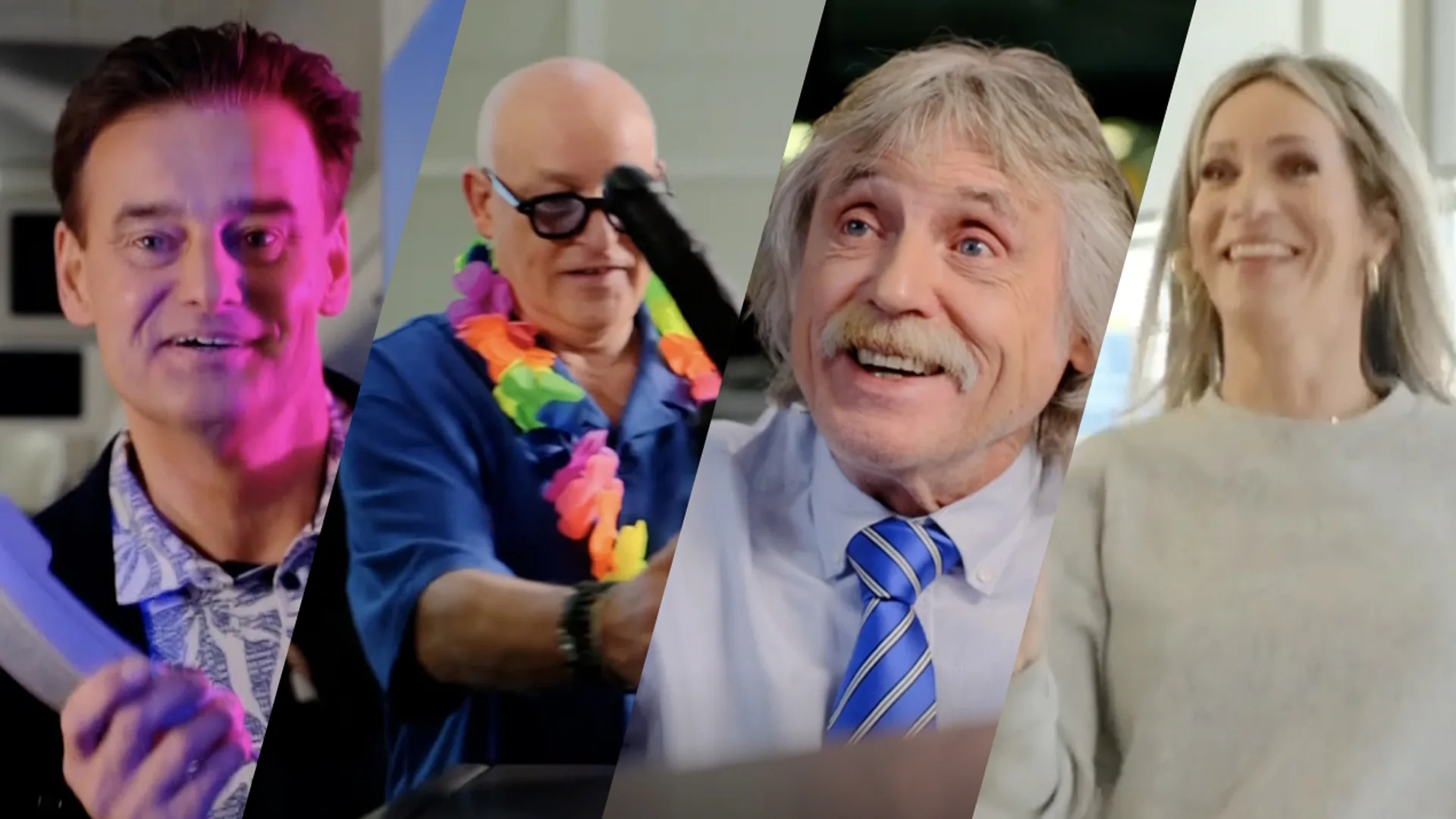 Wilfred Genee, René van der Gijp, Johan Derksen en Hélène Hendriks schitteren in Curaçao-promo!