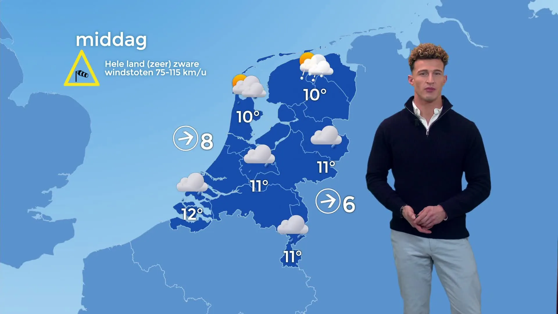 Dit kunnen we donderdag van storm Pia verwachten
