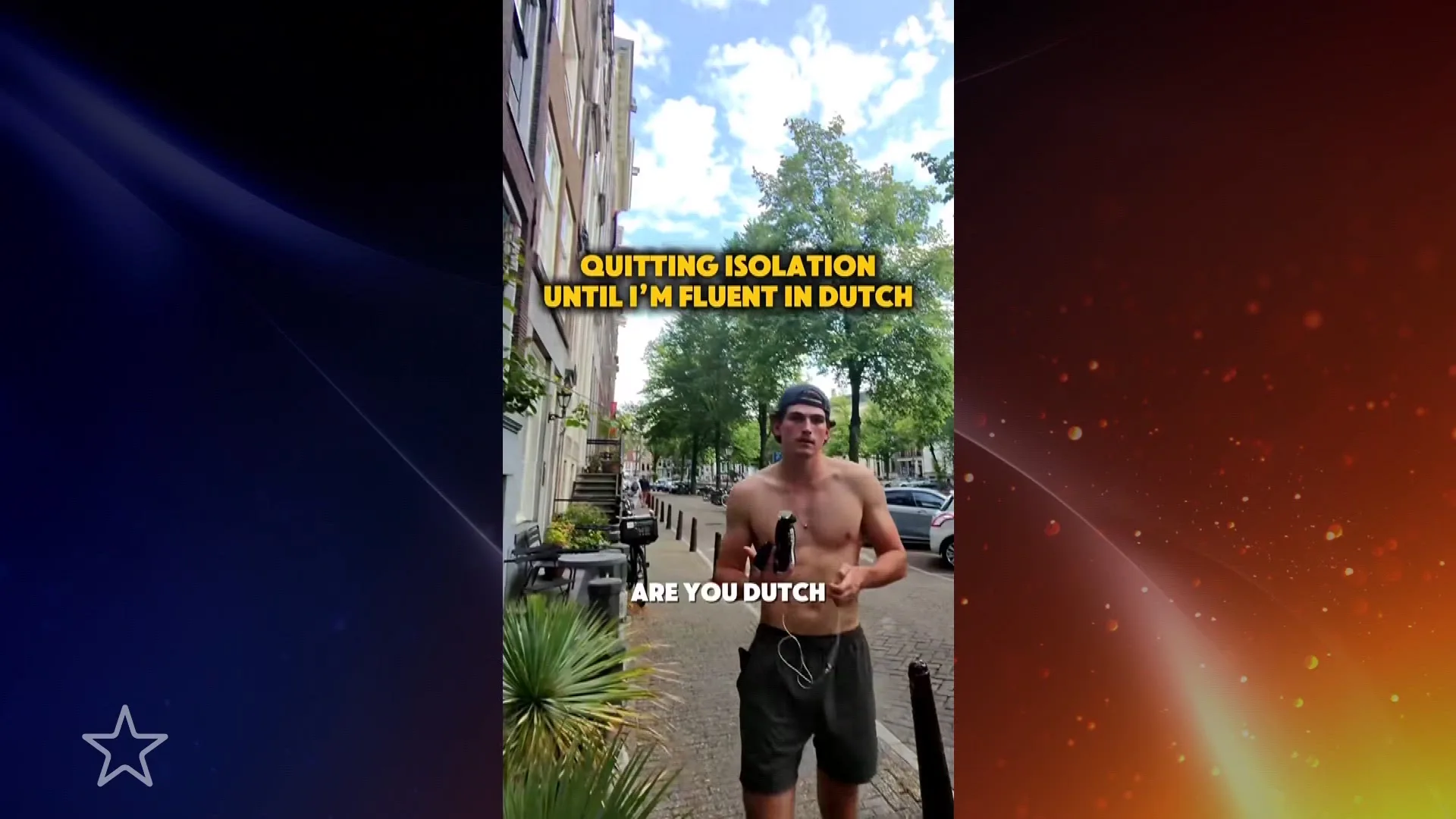 Zoon van Reinout Oerlemans gaat viral na straatinterview in Amsterdam: 'Wat is hij knap geworden!'
