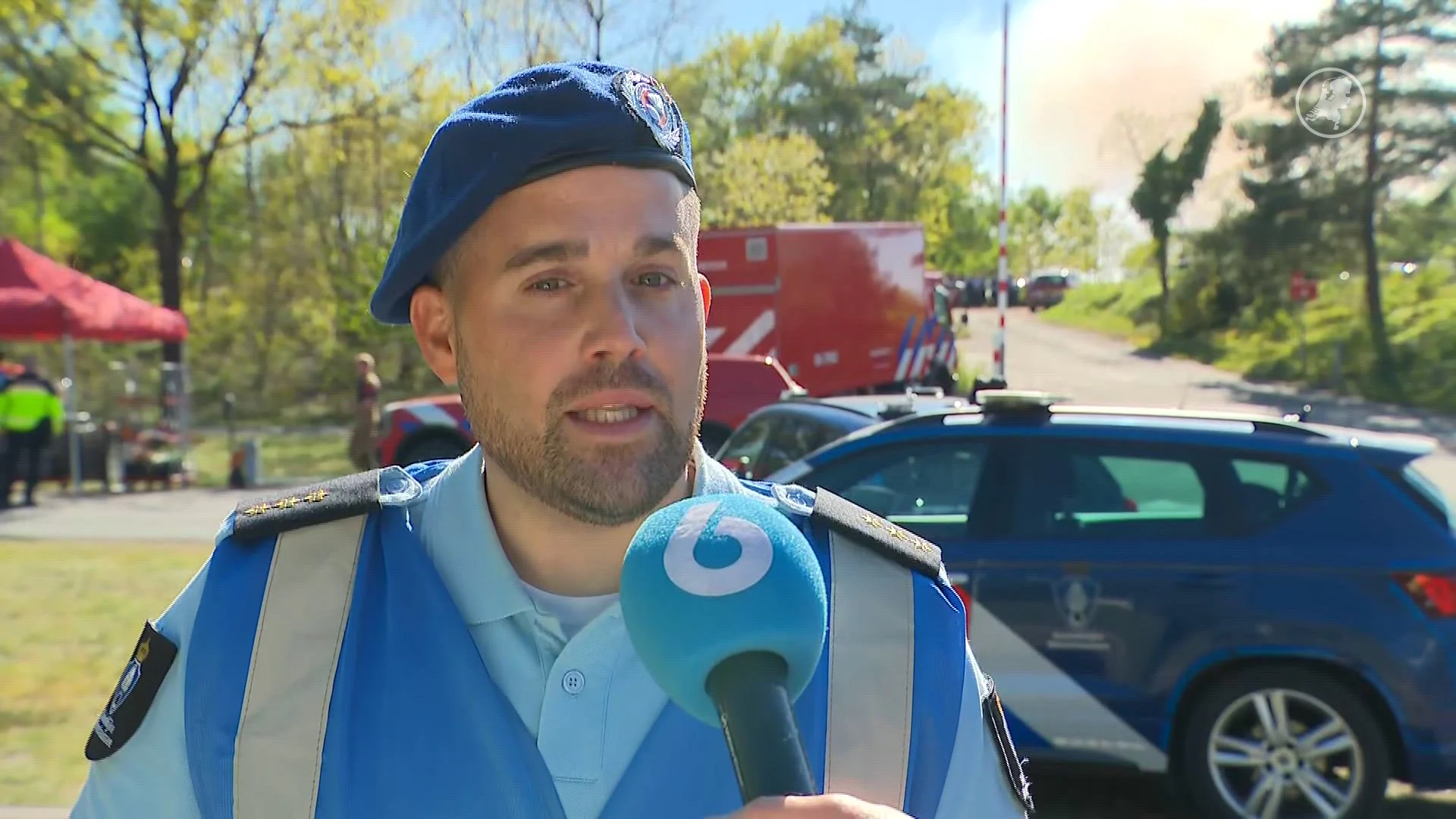 Koninklijke Marechaussee onderzoekt oorzaak natuurbrand 't Harde