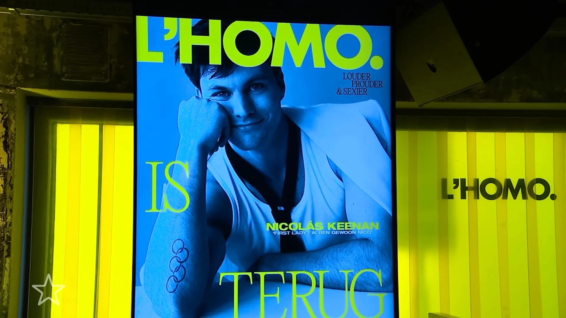 Verloofde Rob Jetten, Nicolas Keenan, schittert op cover L'HOMO