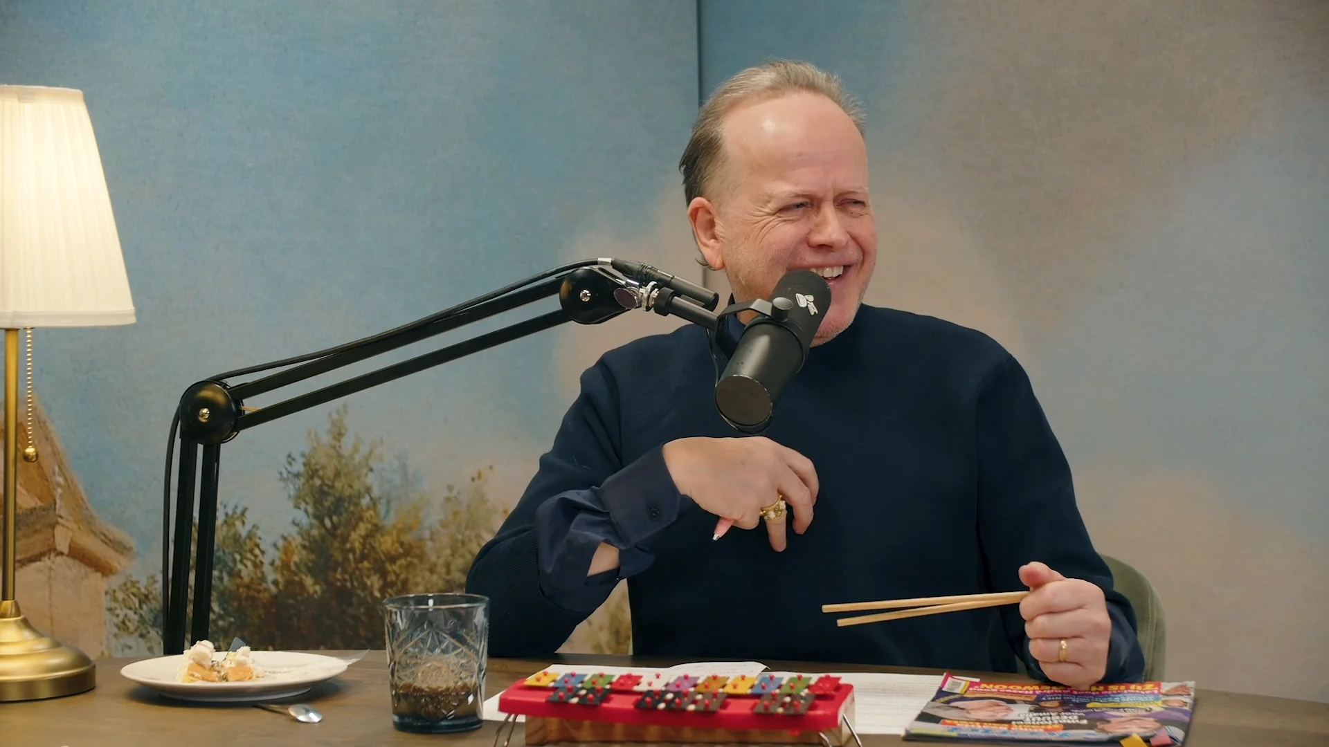 Marc-Marie was niet instaat om TV te kijken!