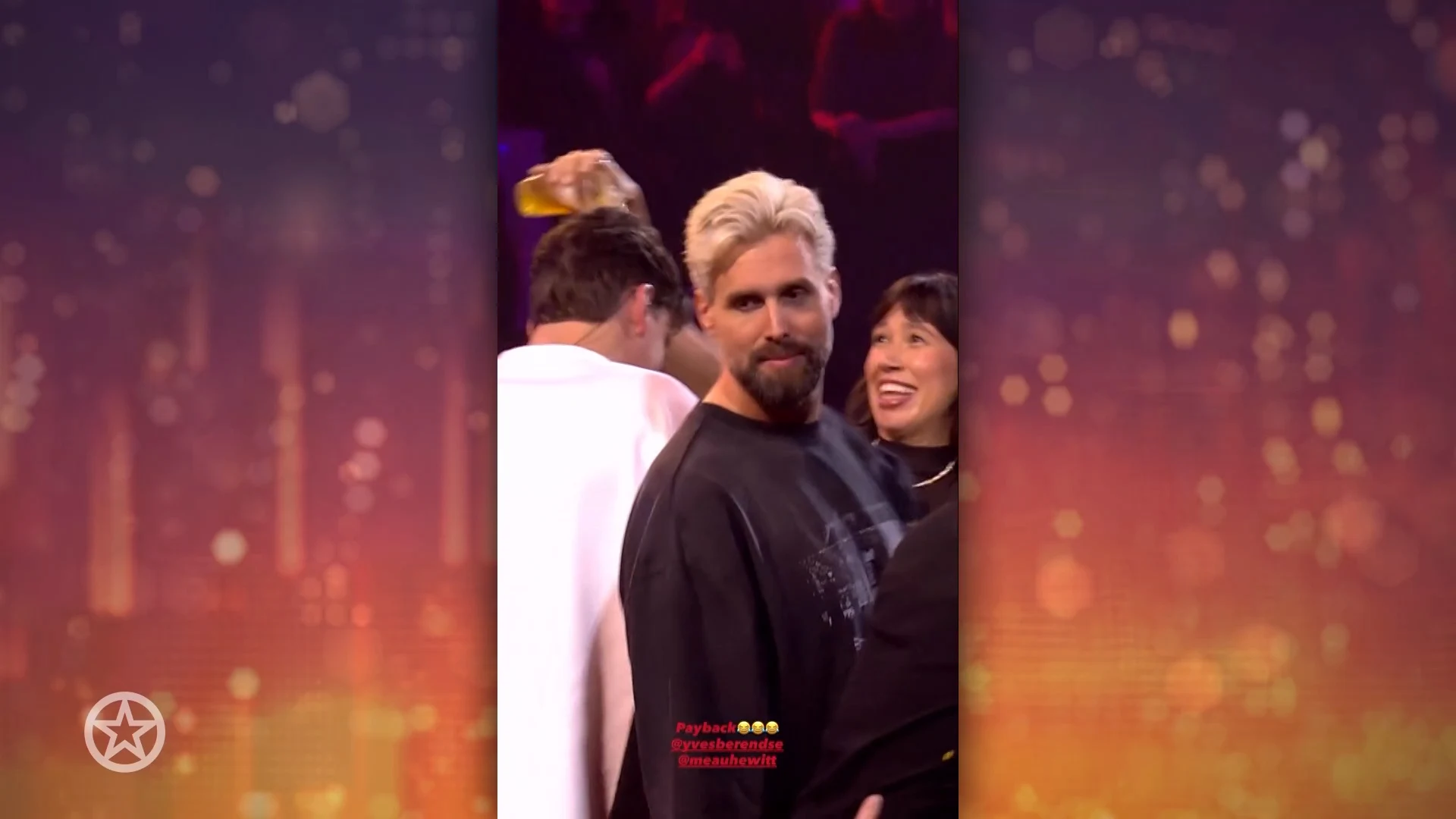 Yves Berendse krijgt bierdouche van MEAU