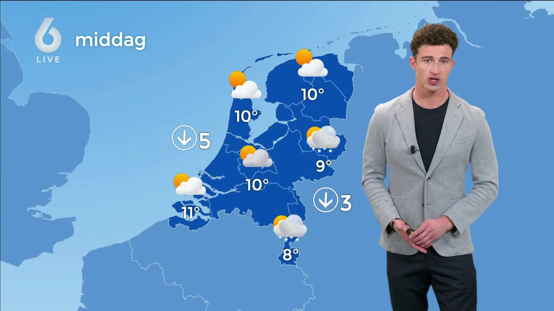 Wisselvallige dag, vannacht is het ijskoud