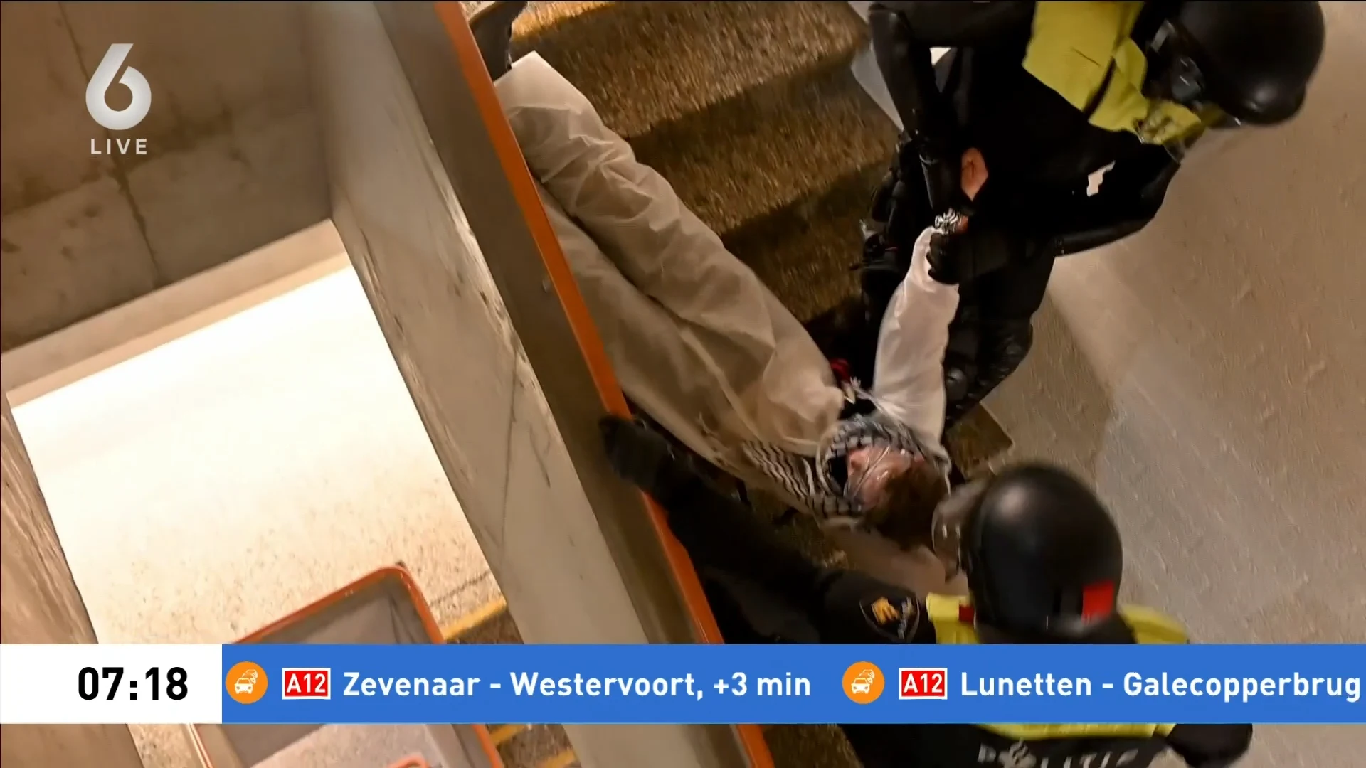 Bezette Radbouduniversiteit ontruimd door politie