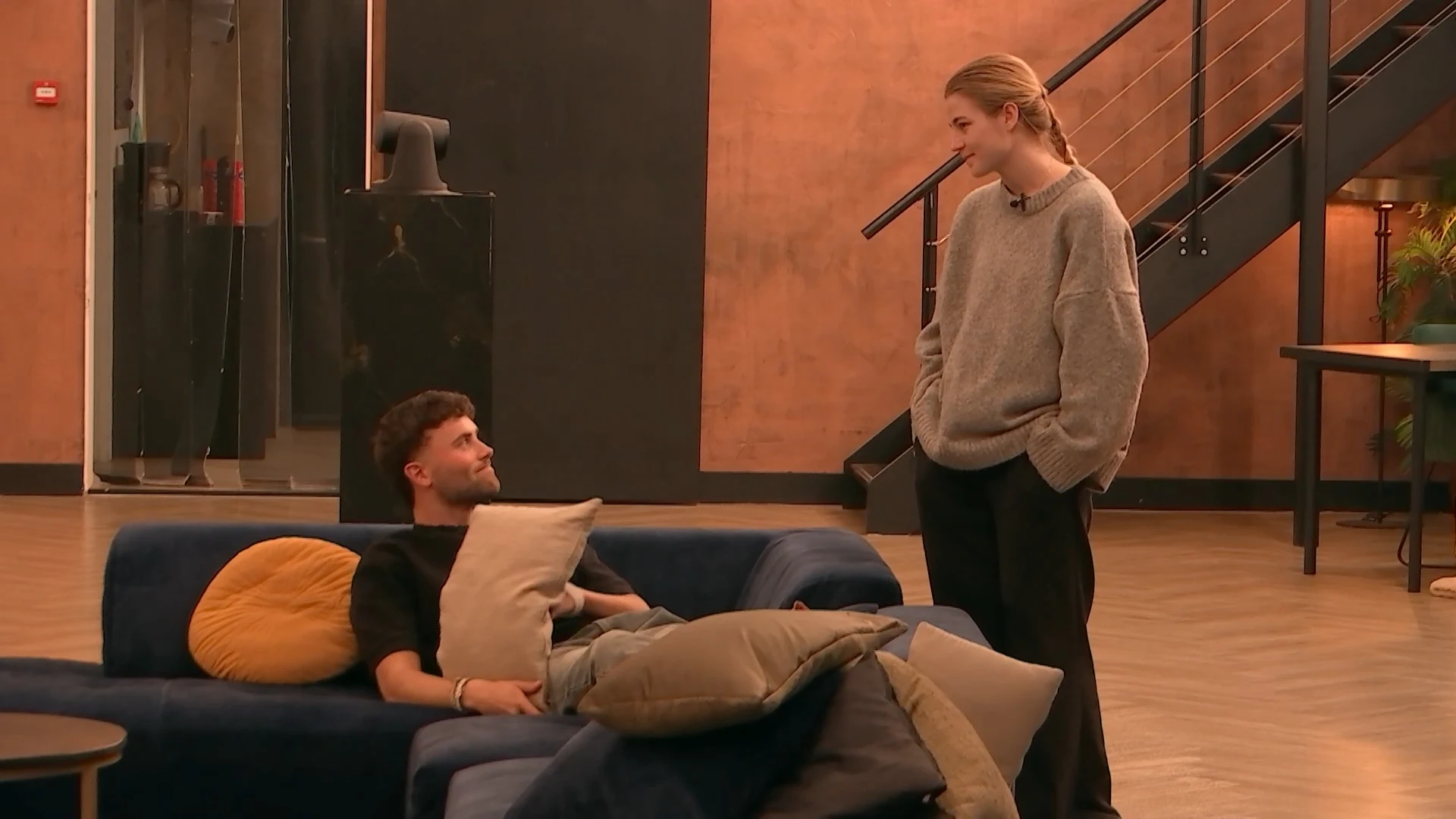 Noah wenst Anouk veel succes met Melvin