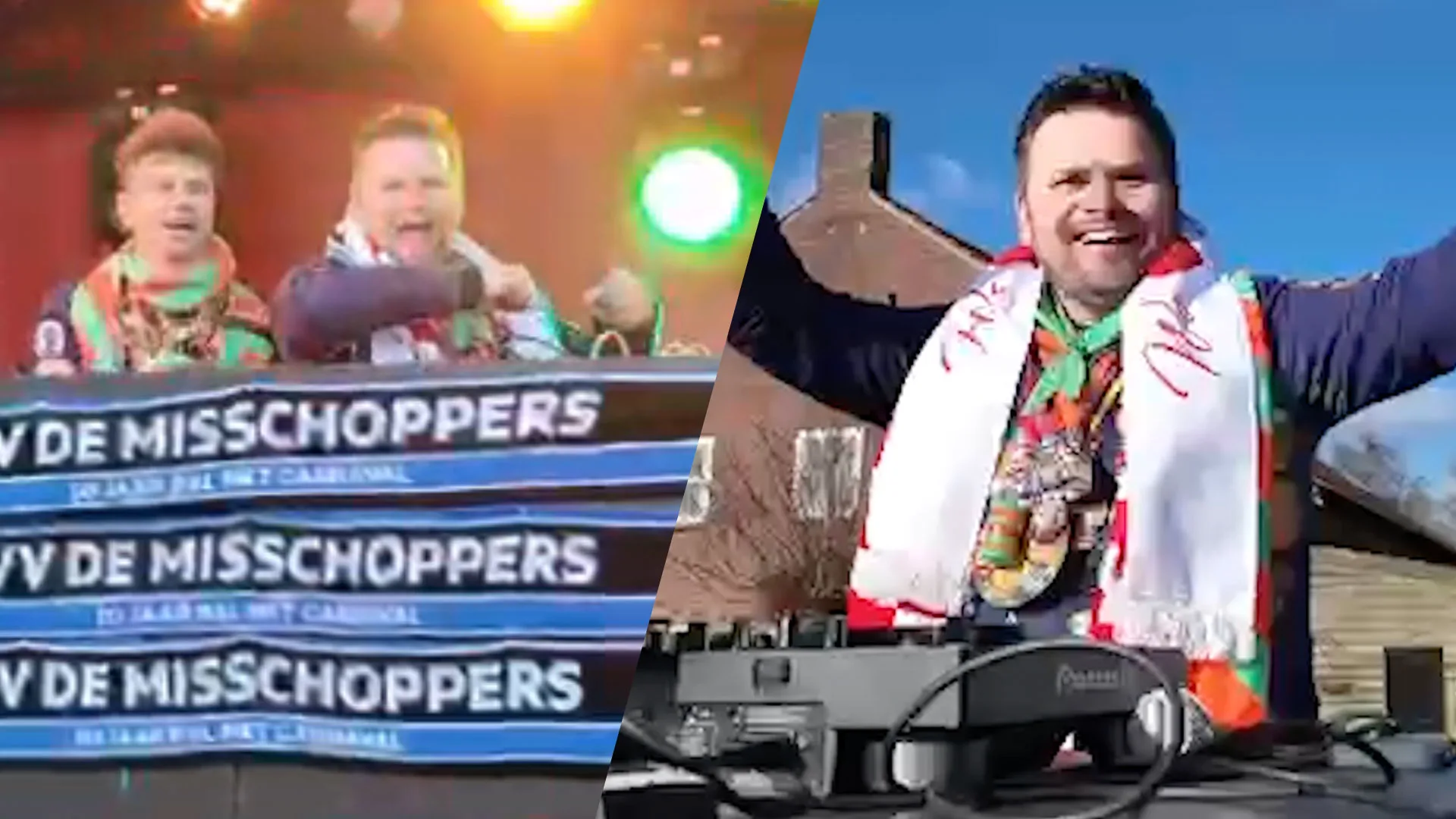 Héélijke beelden van Thomas van Groningen met DJ-act Lanterfantje tijdens carnaval!
