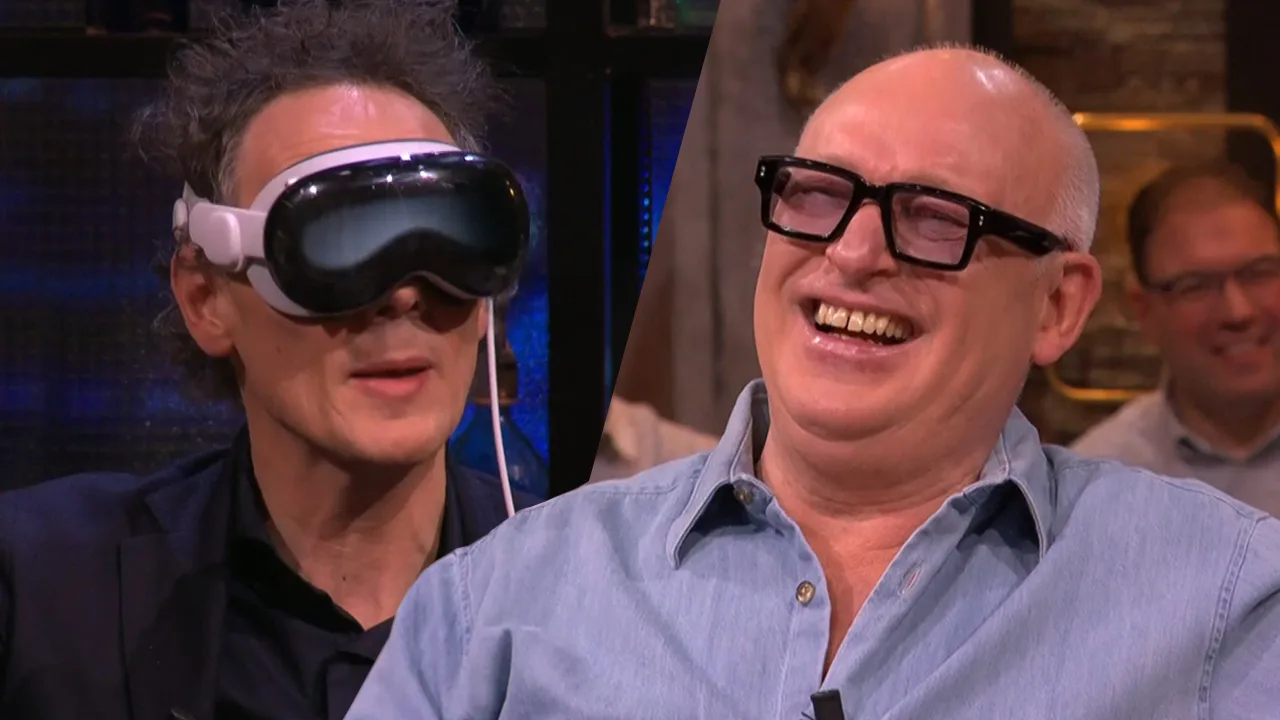 René niet onder indruk van hightech bril van Ben: 'Geef dat ding lekker aan Edgar Davids!'
