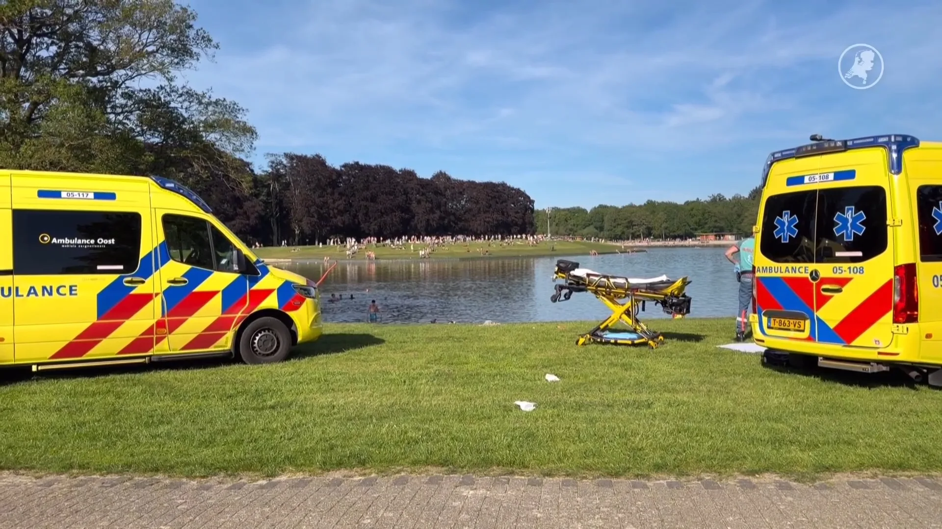 Bezoeker recreatieplas overleden, politie gaat uit van ongeval
