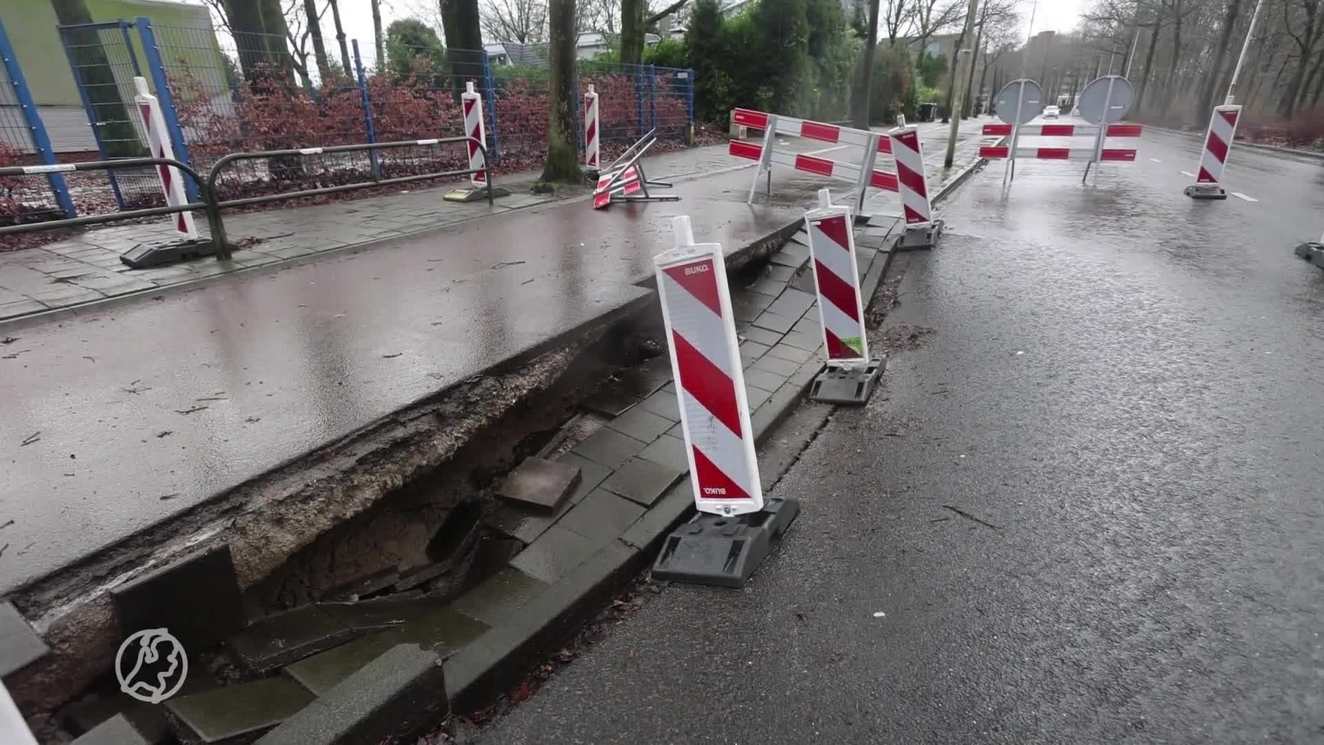 Meerdere sinkholes in Eindhoven