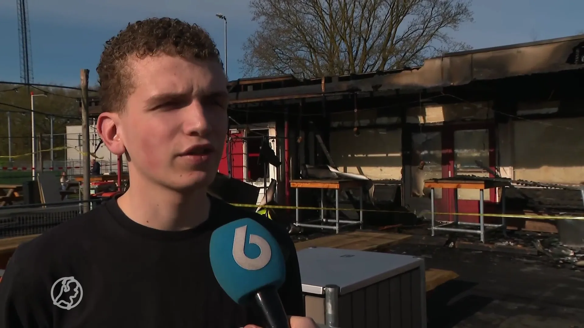 Grote brand verwoest sportkantine tijdens whiskeyproeverij in Hoogland